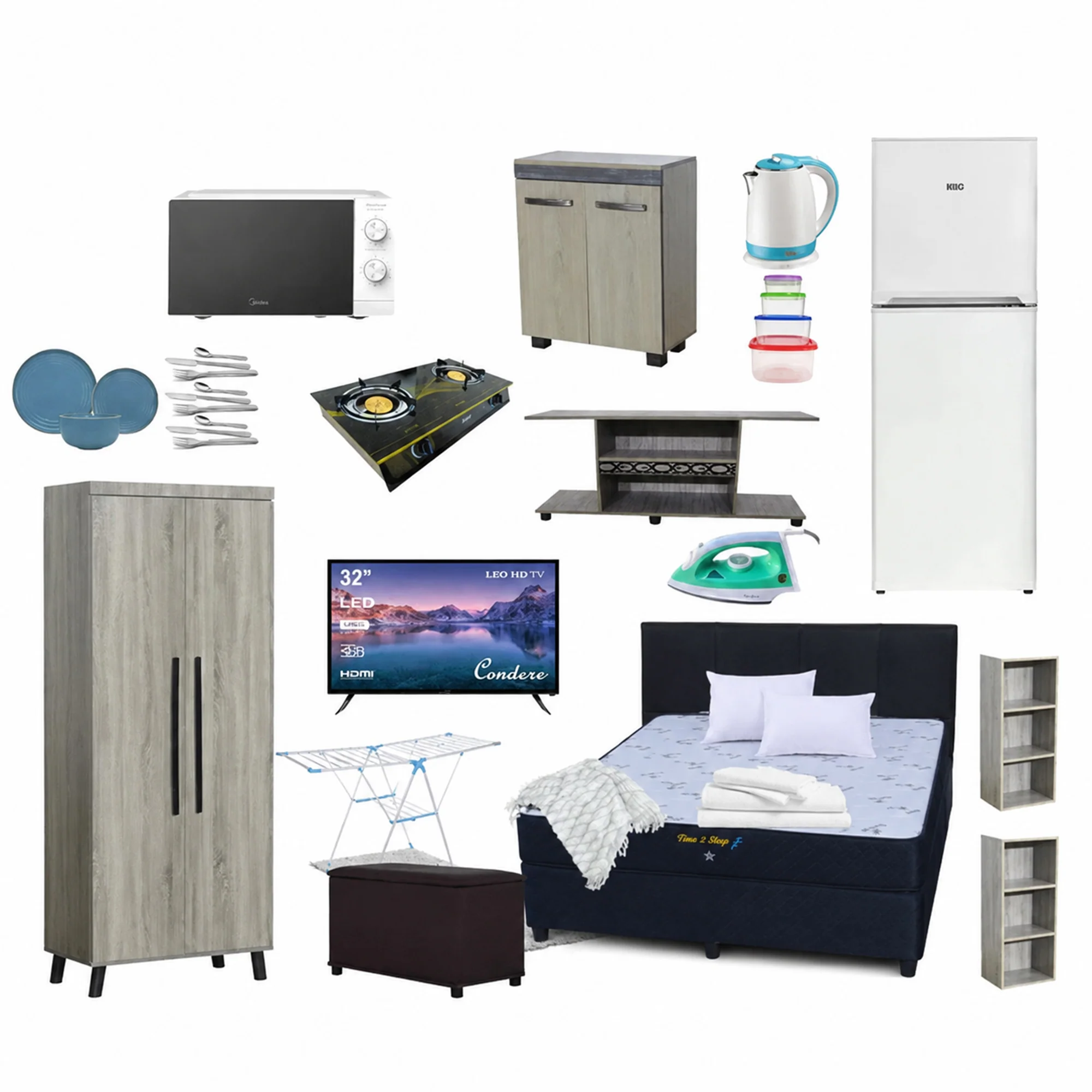 1 Room Bundle Umqasho! Upgrade to Fridge/Freezer (Limited Time Offer)
