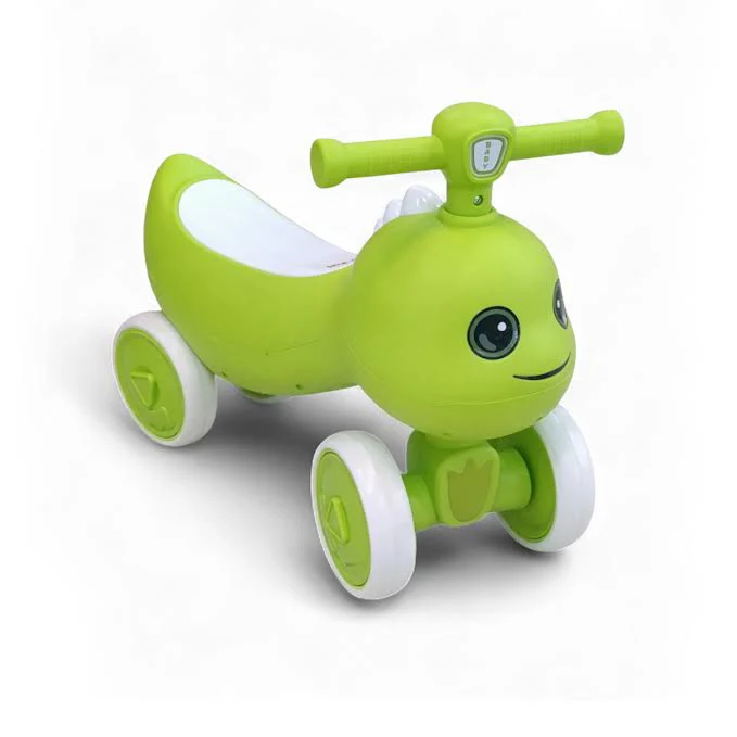 4 Wheel Balance Bike Green - Image 2