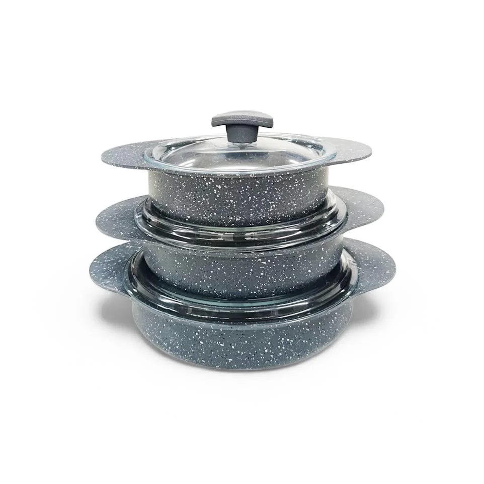 6 Piece Egg Pan Set Grey - Image 3