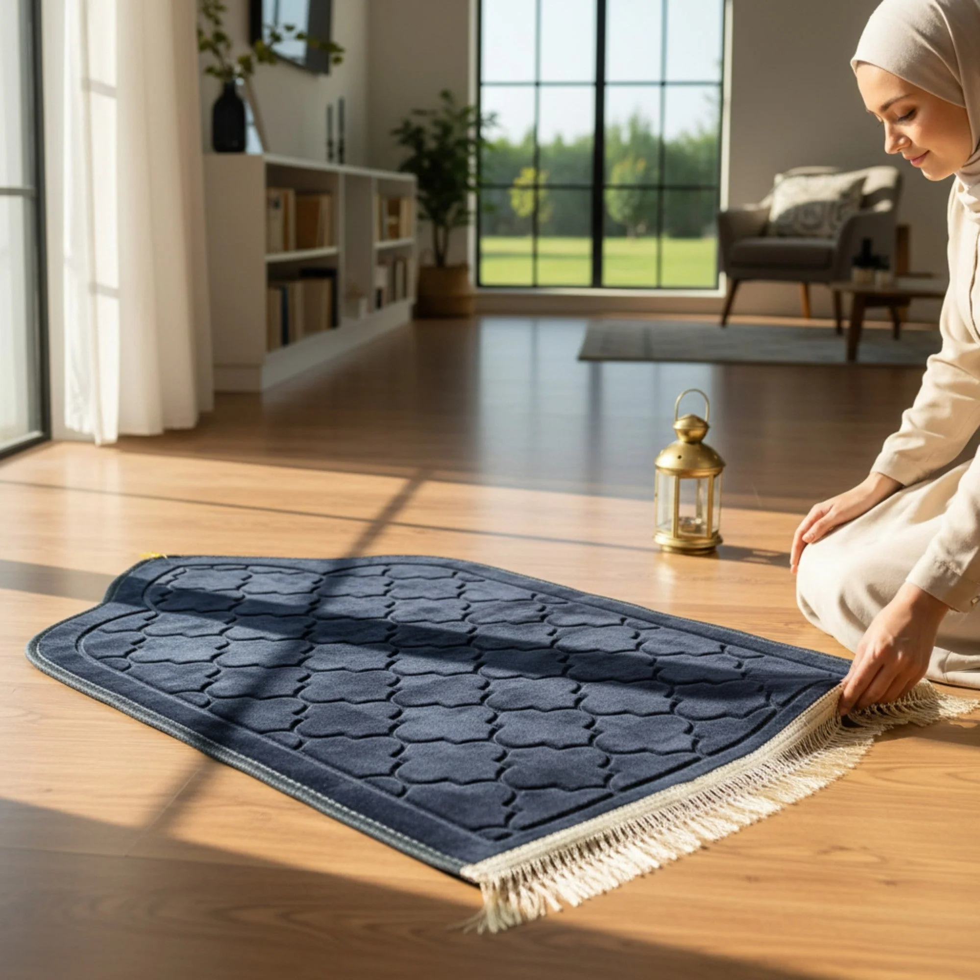 70 x 110cm Musallah Black - Image 3