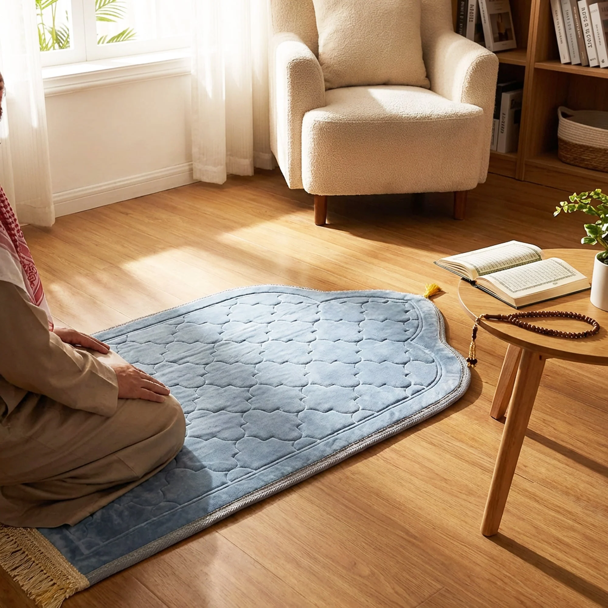 70 x 110cm Musallah Blue - Image 3