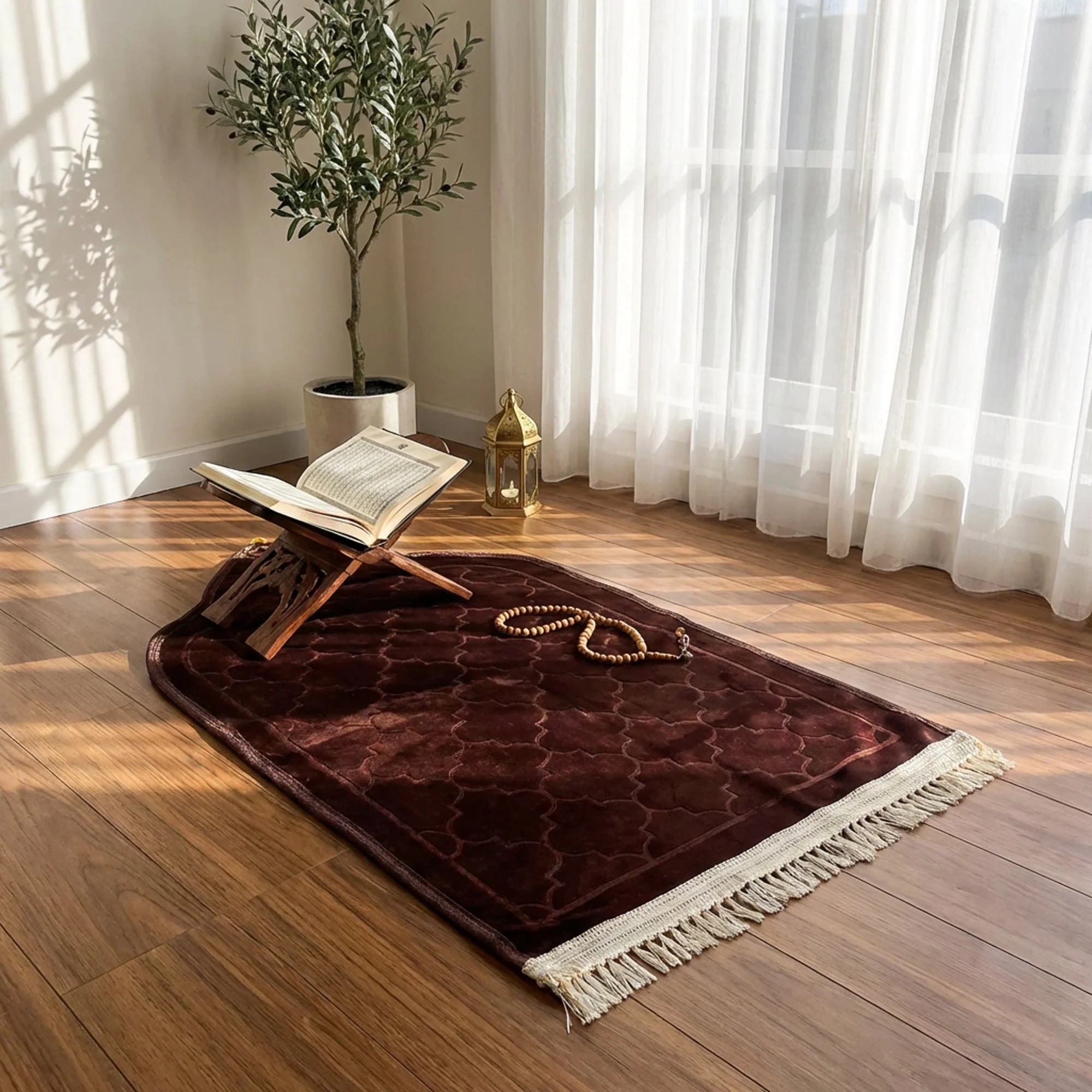 70 x 110cm Musallah Brown - Image 3