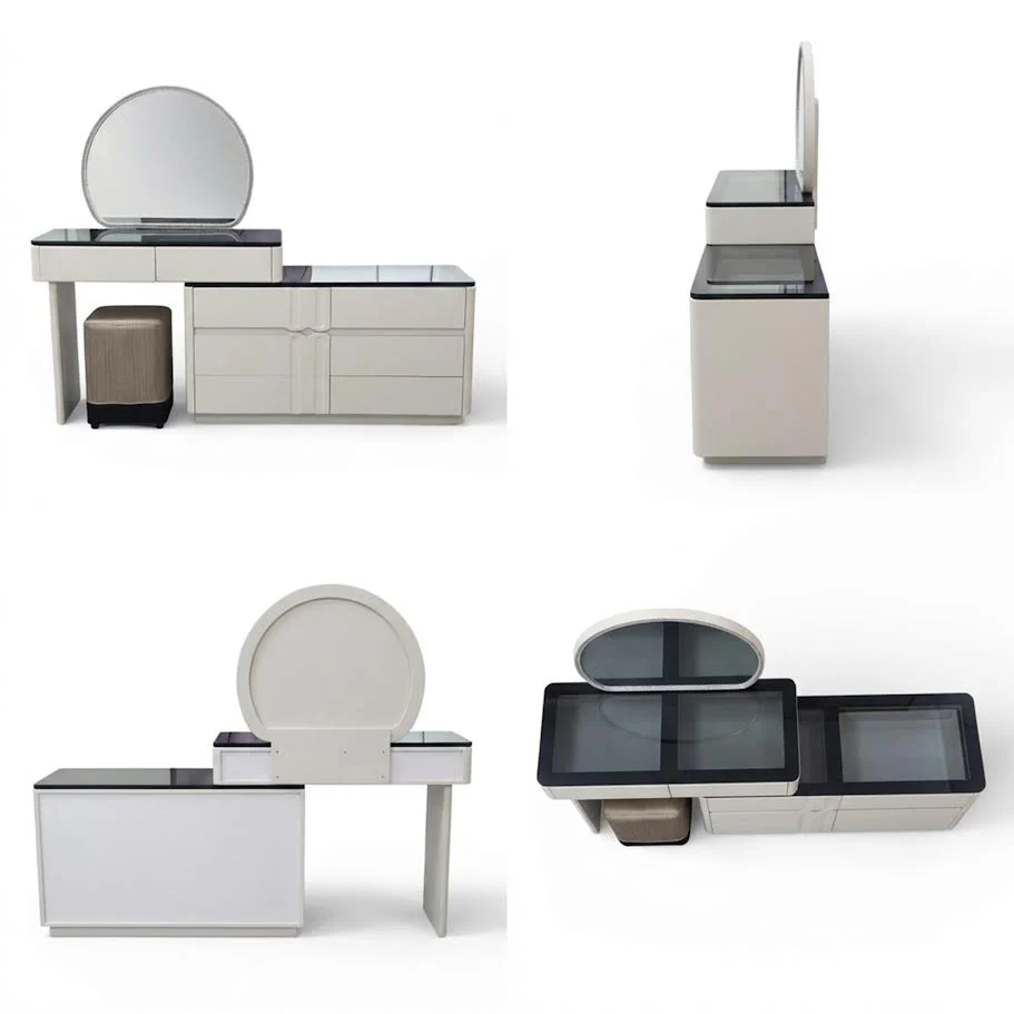 Adjustable LED Dresser Round Mirror CA0725 - Image 5