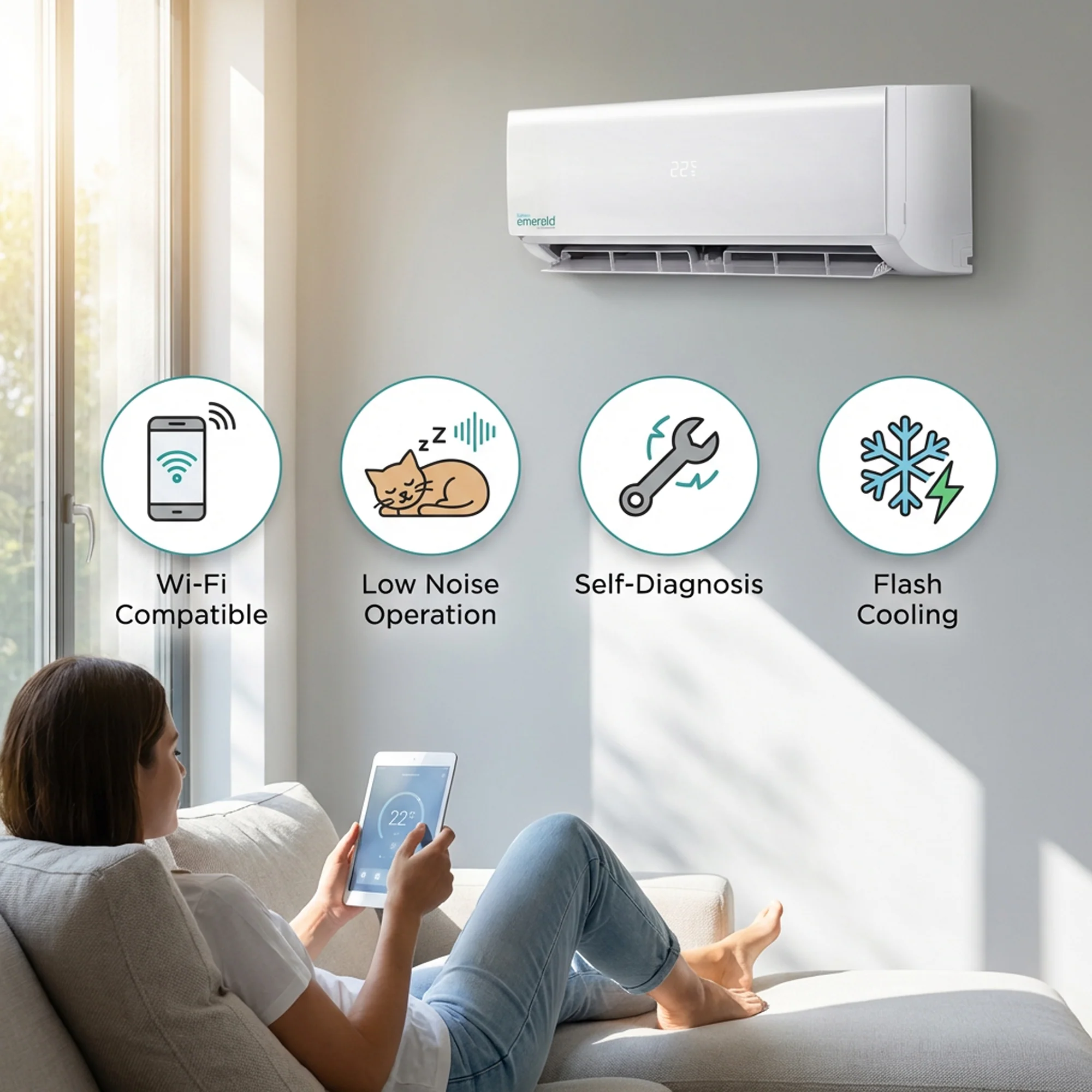 Alliance Inverter Wall Split Airconditioner White - Image 3
