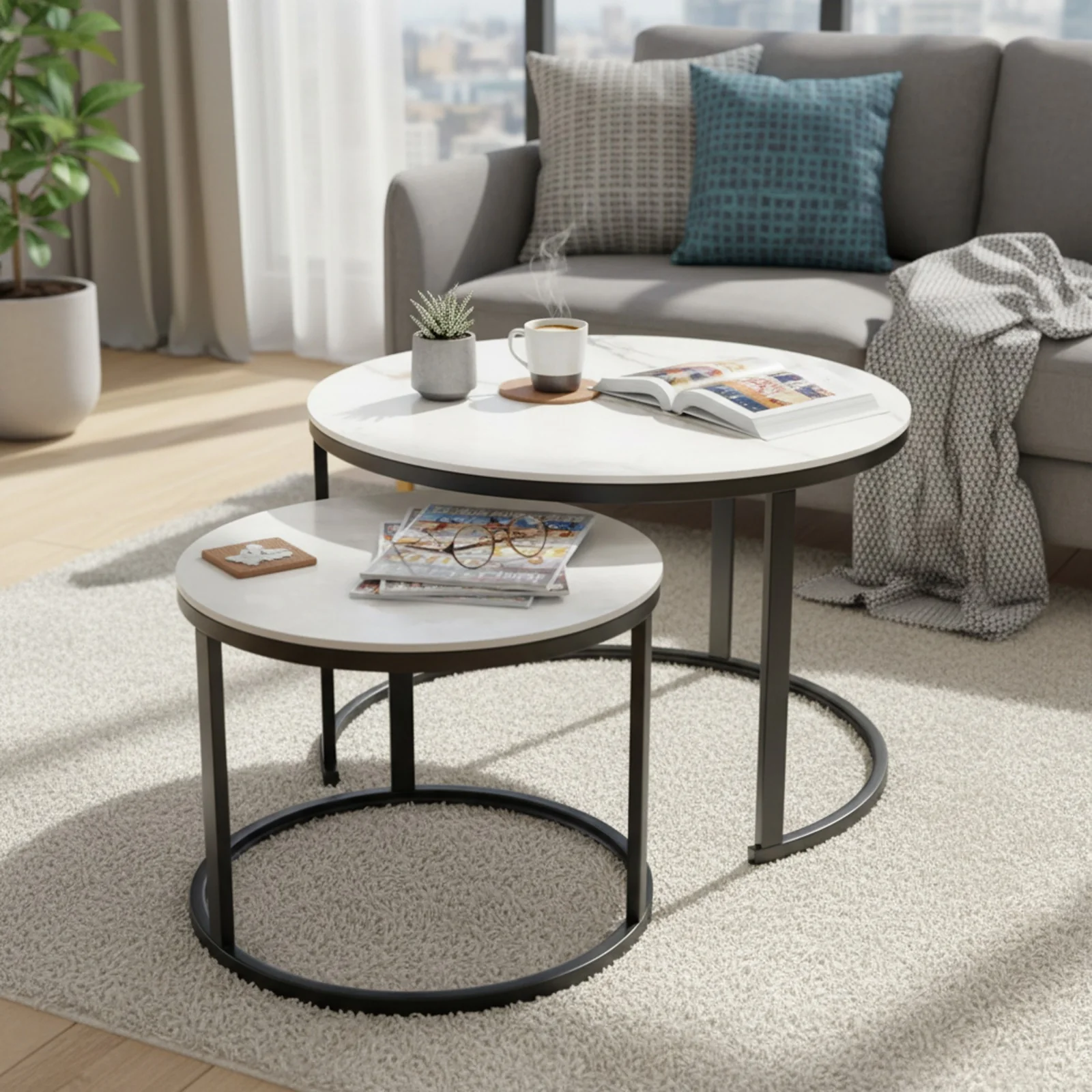 Aura 2 Piece Coffee Table  CA0297 - Image 2