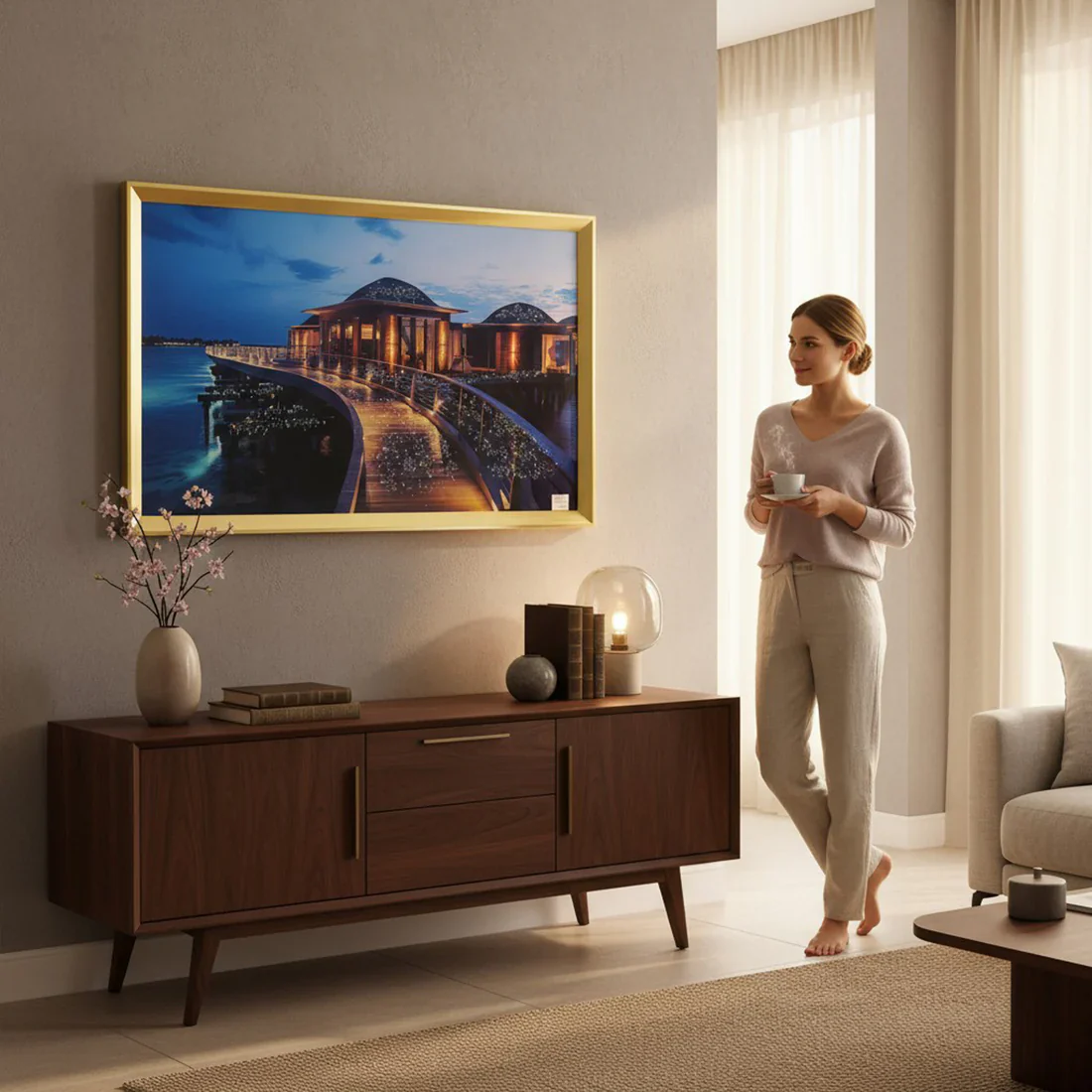 Aura Luxury Vacation  Painting - Image 2