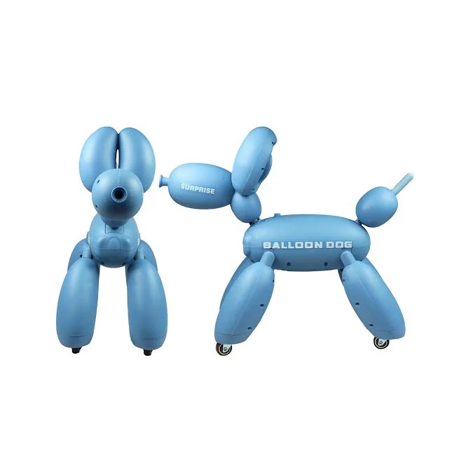 Balloon Dog with Wheels Blue - Image 2