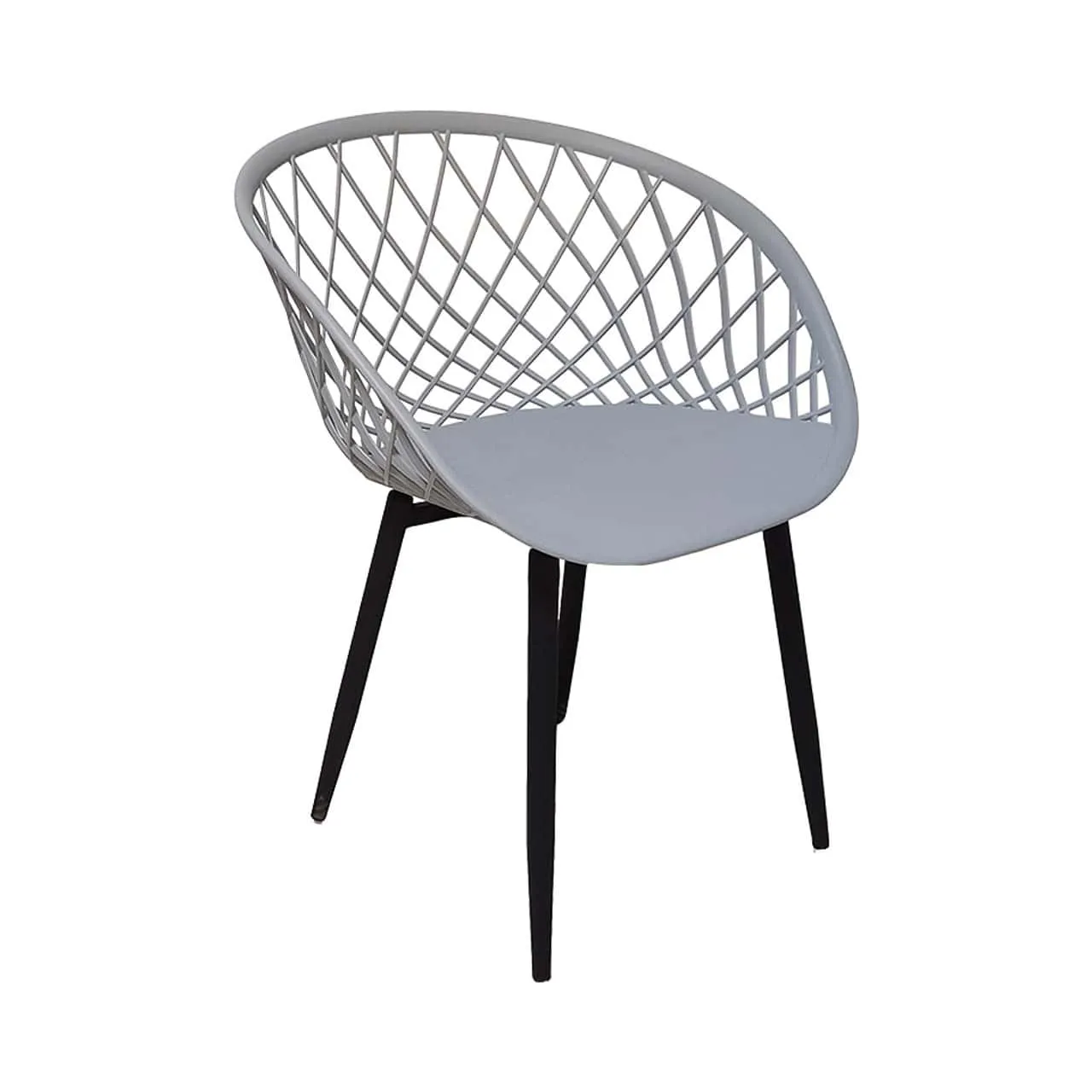 Outdoor Chair - Black & White MWCH10A