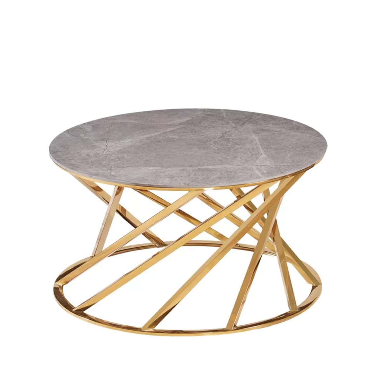 Round Coffee Table - White MWCTG24