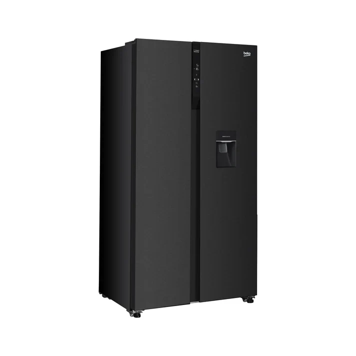Beko 521L 91cm Side By Side Fridge Dark Inox - Image 3