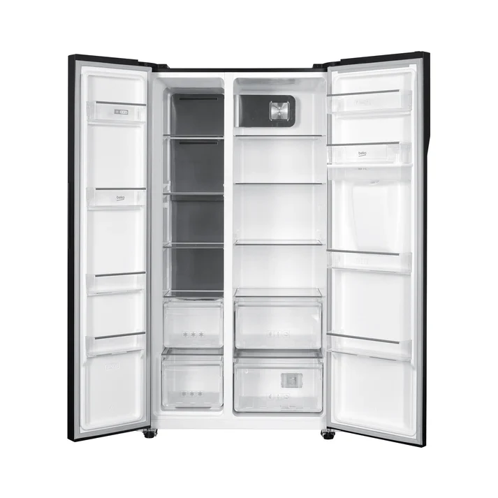 Beko 521L 91cm Side By Side Fridge Dark Inox - Image 4