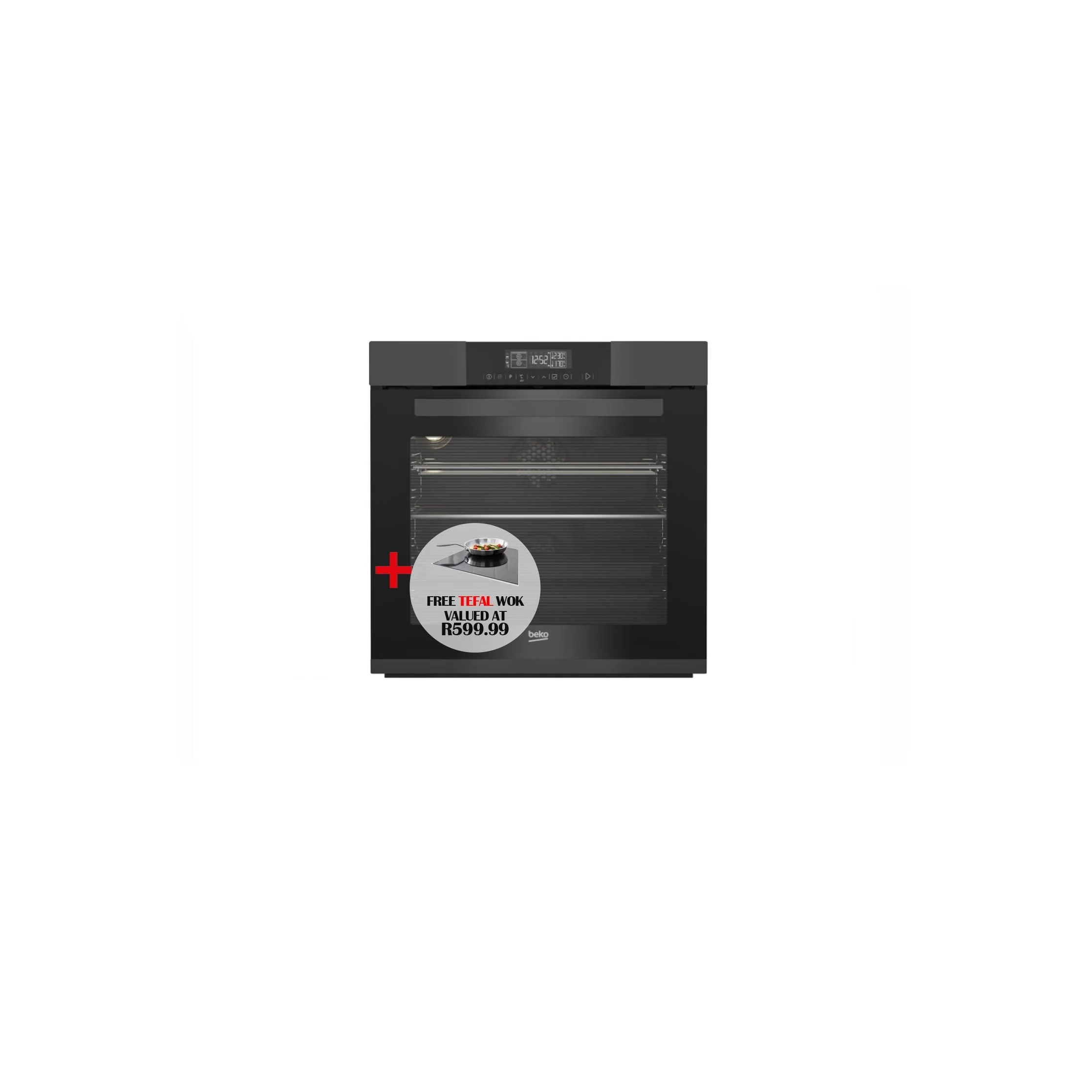 Beko 60cm BI Oven Split & Cook MultiFunction Anthracite Oven - Inox - Image 4