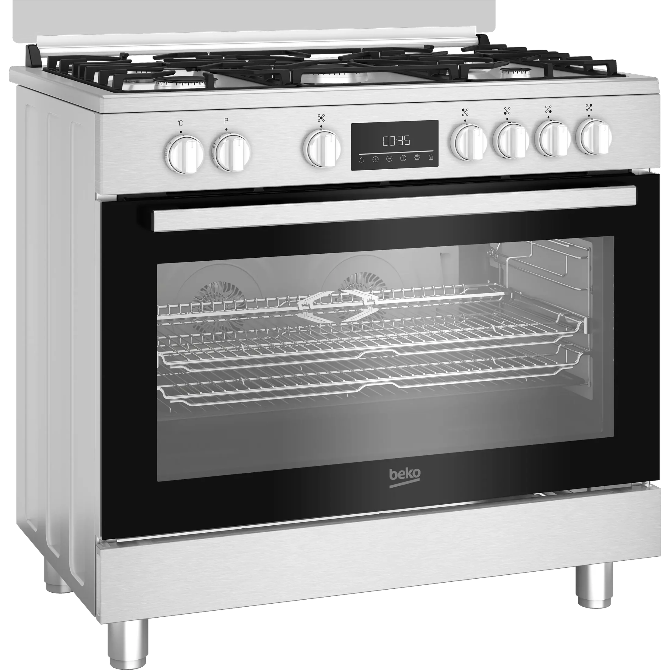 BEKO  90cm Range Gas Cooker BGTW11225EX - Image 2