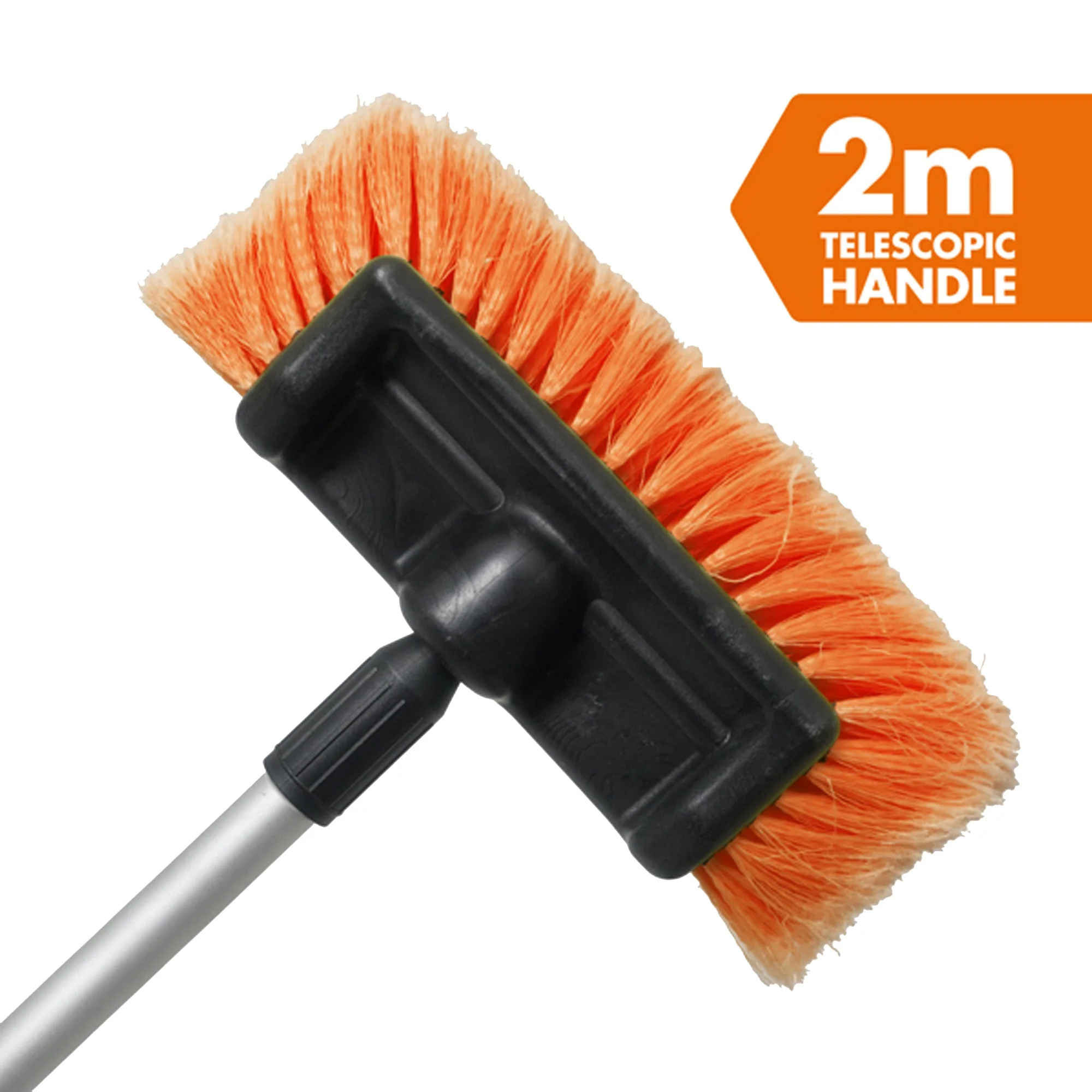 Bennett Read 2m Telescopic Cleaning Brush Black & Orange - Image 4