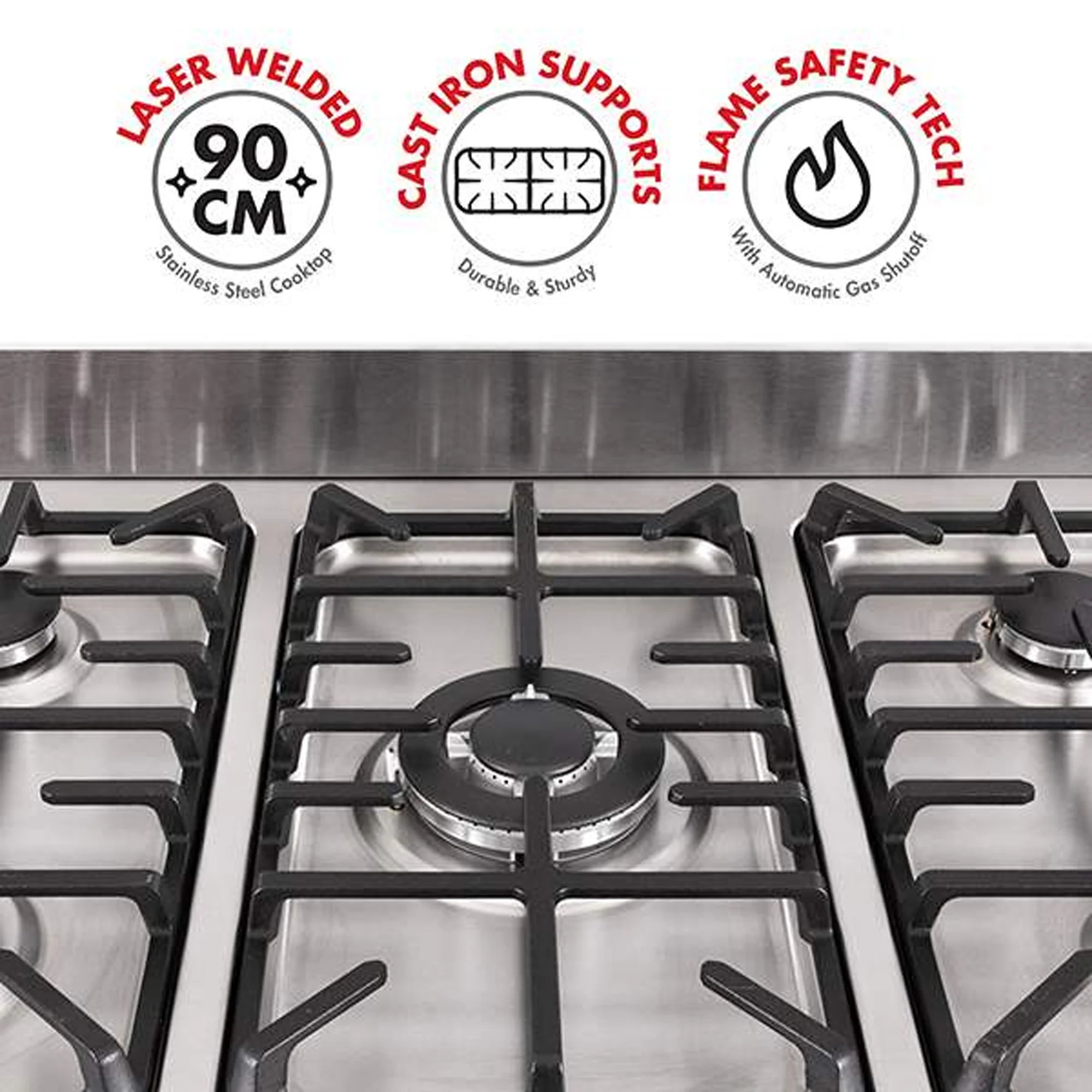 Bennett Read Crystal 90cm Gas|Electric Stove JST104 - Image 3