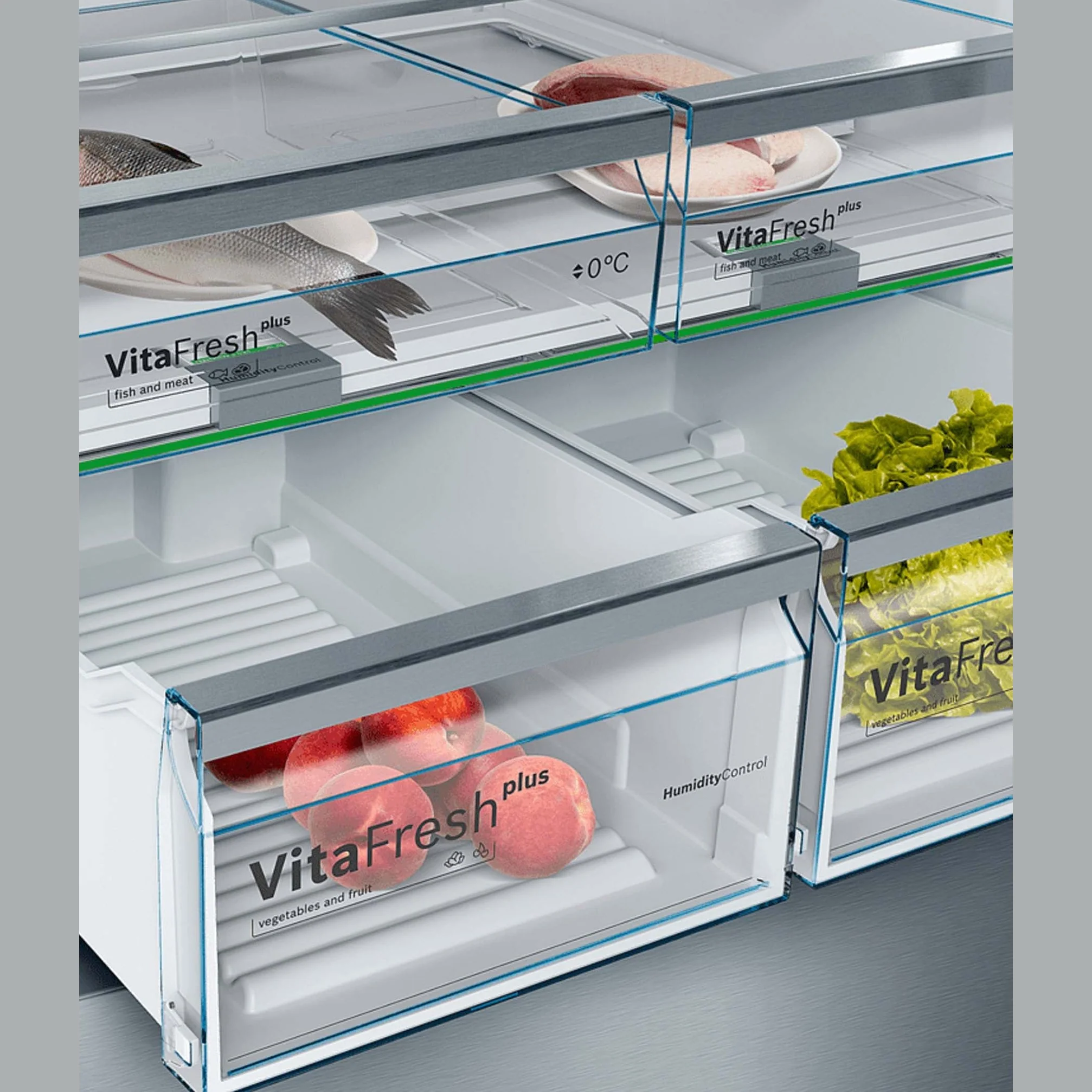 Bosch Fridge Freezer 619L KGN86CI30NZ - Metallic - Image 3