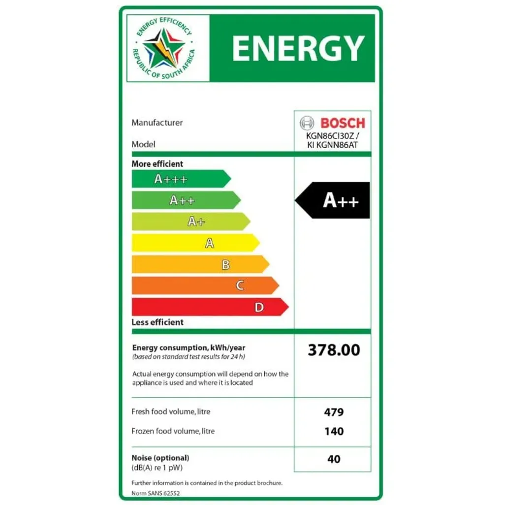 Bosch Fridge Freezer 619L KGN86CI30NZ - Metallic - Image 4