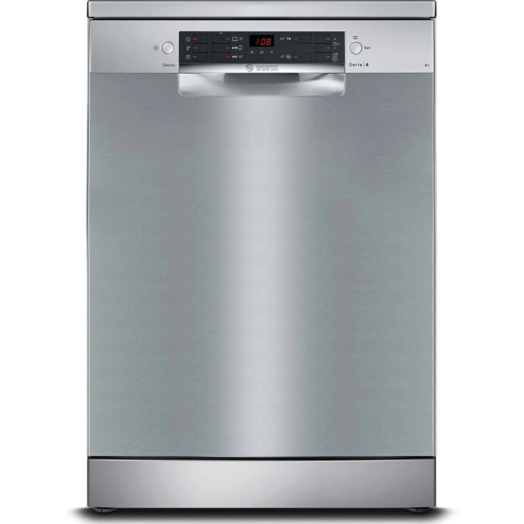 Bosch Series 4 Freestanding Dishwasher 60 cm Silver-inox - SMS46NI00Z - Image 3