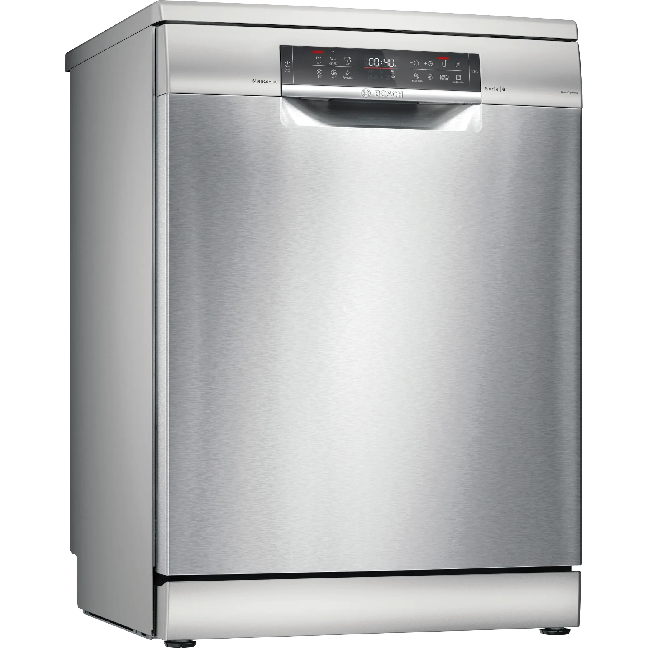 Bosch Series 6 Freestanding Dishwasher 60 cm Silver - SMS6EMI10Z - Image 4