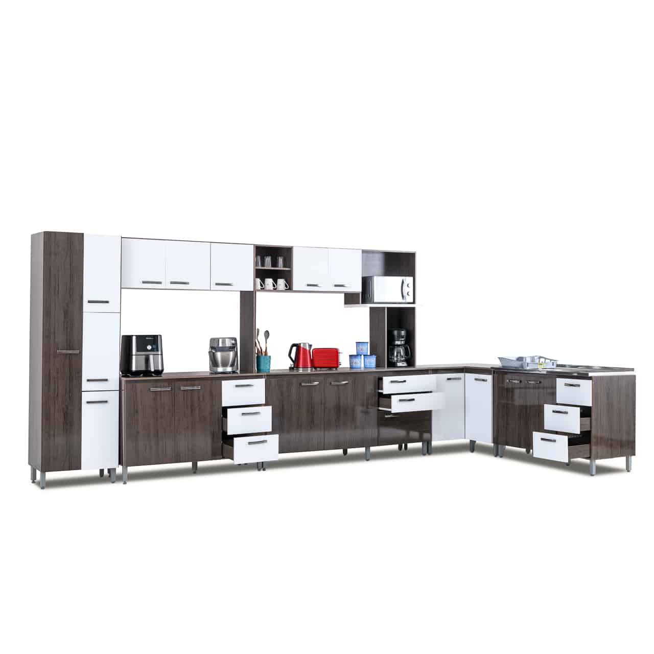 Brazil Kitchen Combination Set (6 In 1)- Arezo + White - Image 3