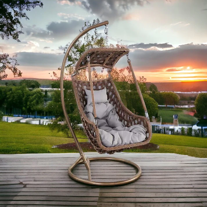 Brown Swing Chair MW899 - Image 2