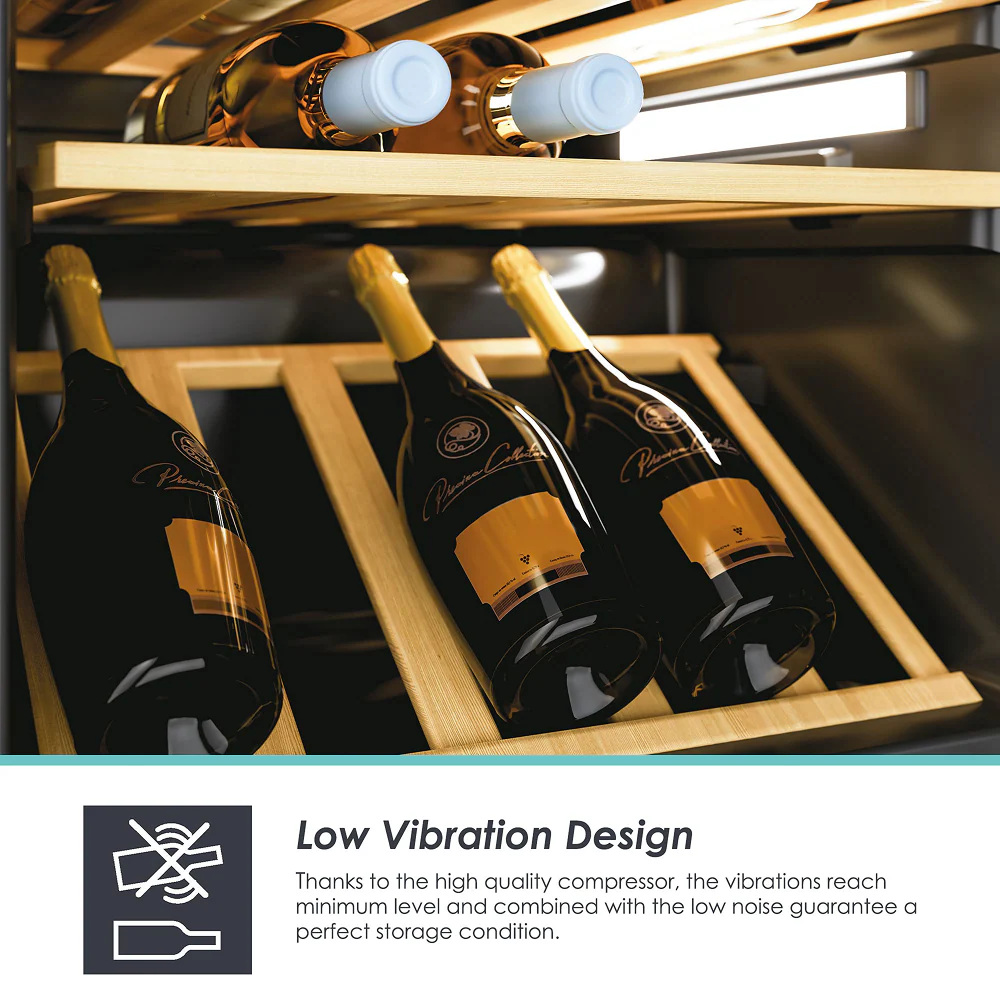 Candy DiVino 81 Bottle Monozone Wine Cooler with Bamboo Shelves – WiFi & BT - Image 6