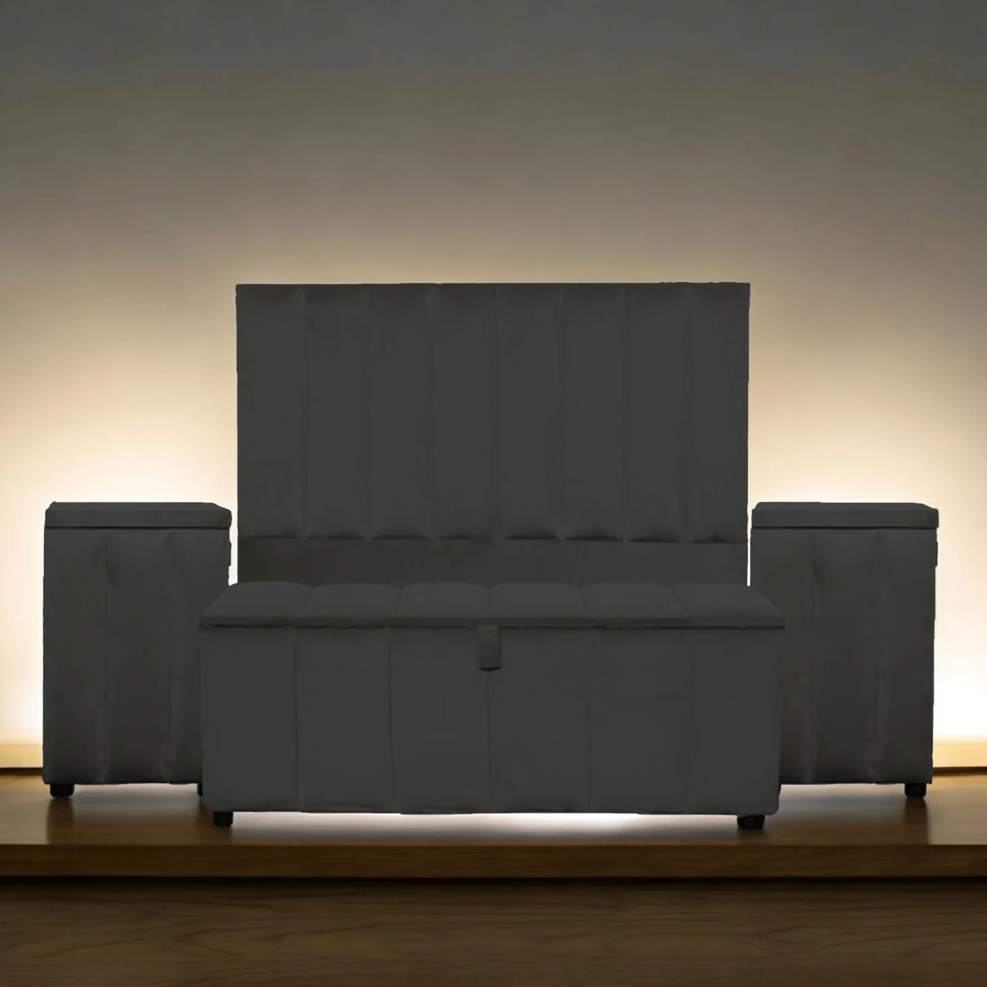 Classic B 4 Piece Bedroom Suite - Black - Image 2