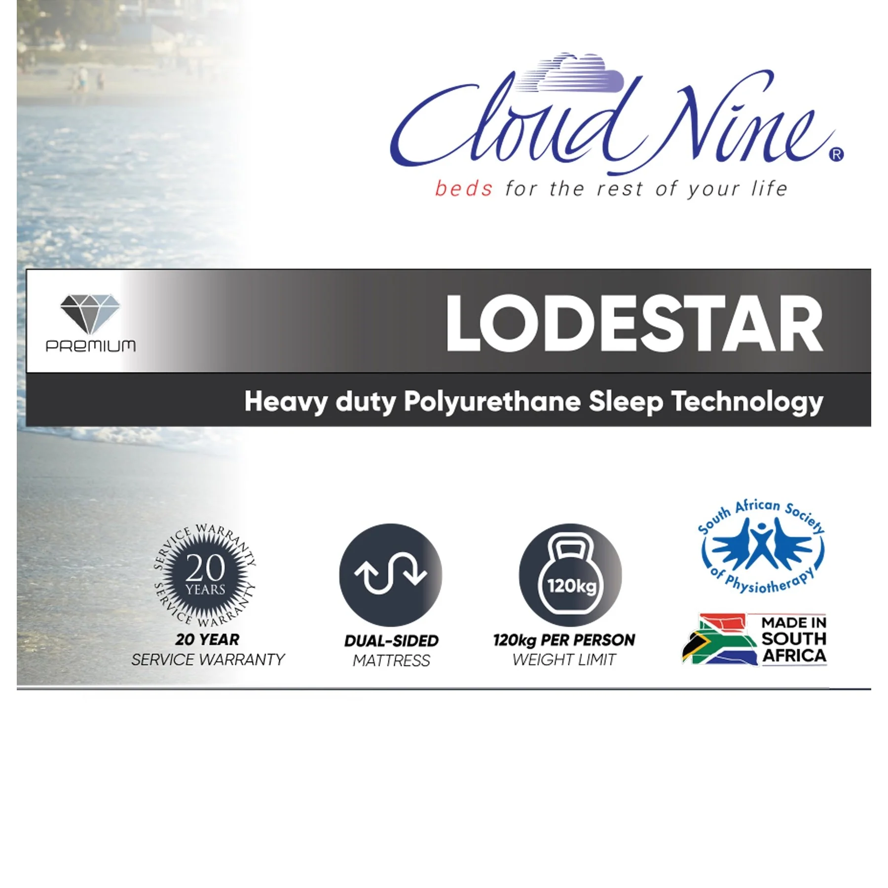 Cloud Nine Lodestar 3/4 Bed - Image 2
