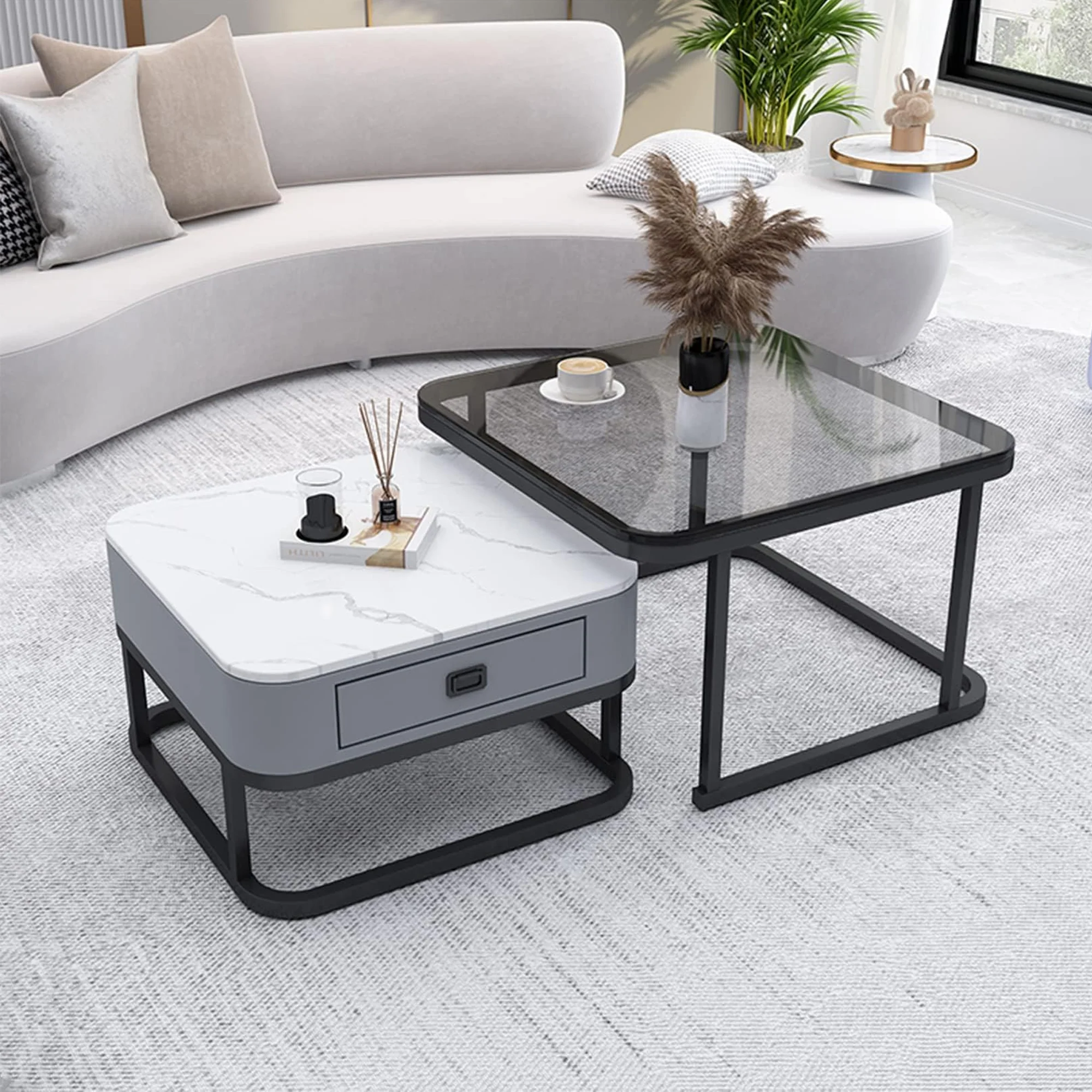 Coffee Table XT-6 With Drawer - Image 2