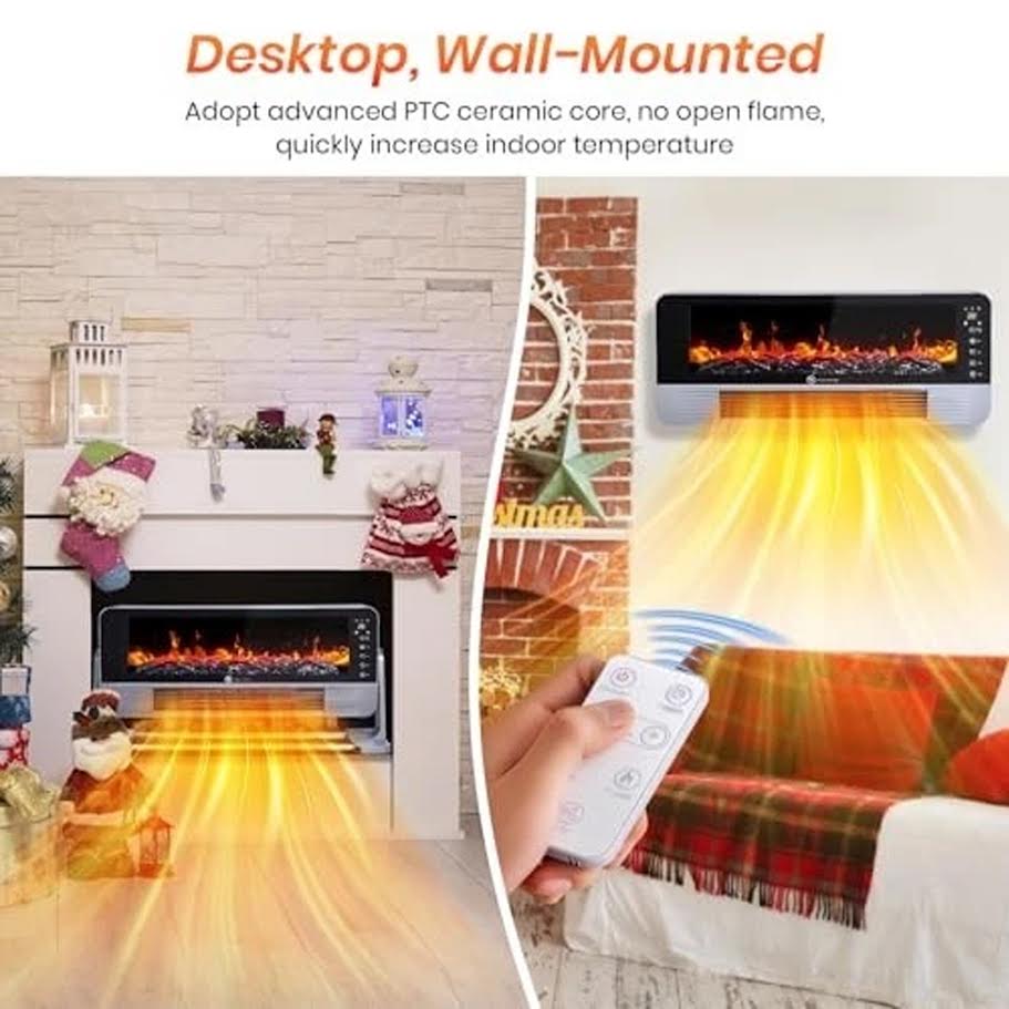 Condere Electic Fireplace Heater ZR5101 - Image 3