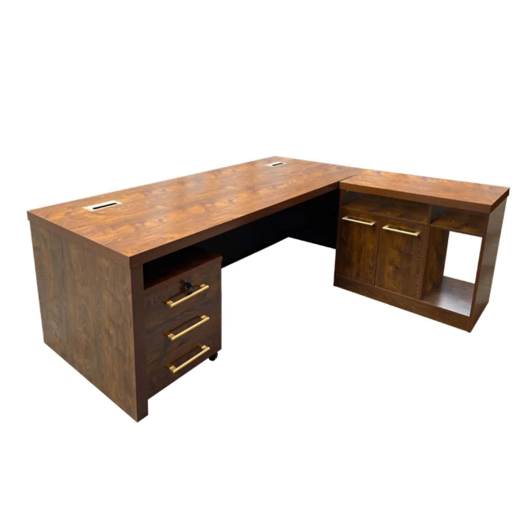 Contemporary Office Desk With Credenza MWVOPB1800 - Image 2