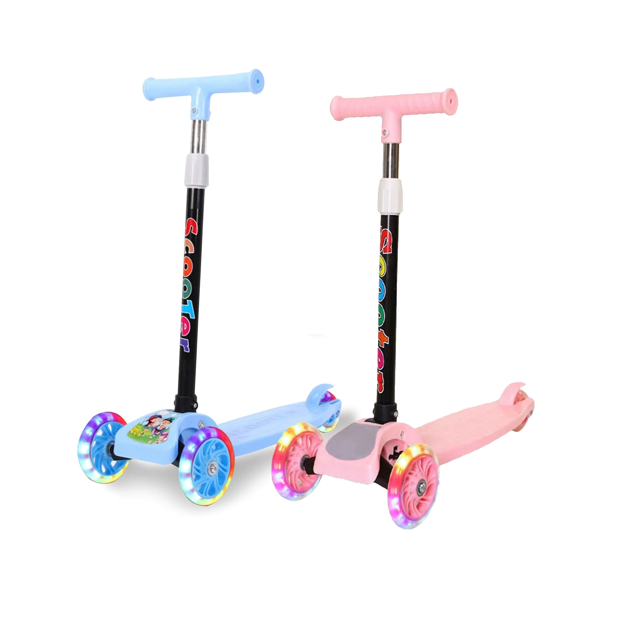 Conti Kids Scooter Pink & Blue Combo