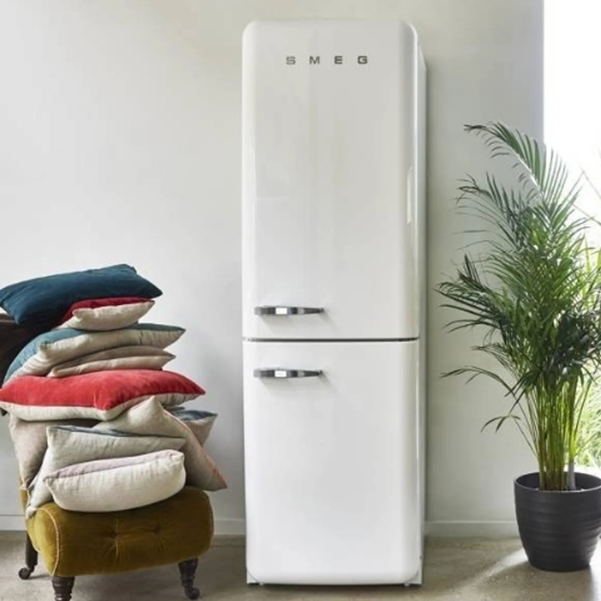 Smeg Retro Combination Fridge 60CM - White - Image 3