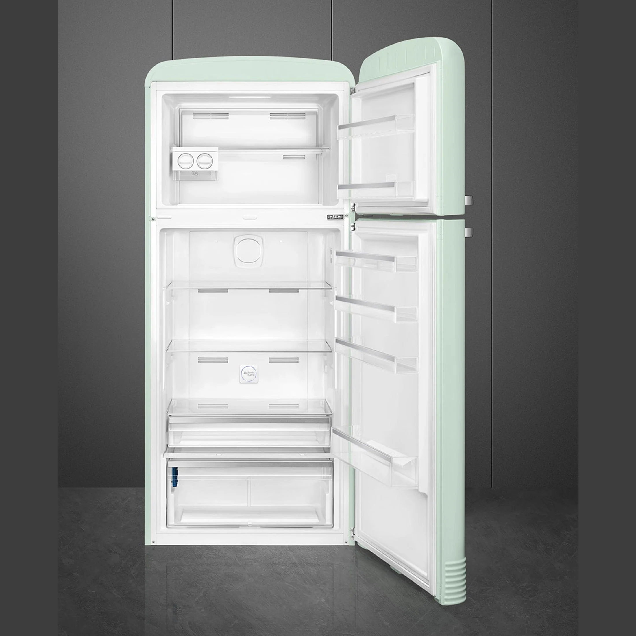 Smeg Retro Extra Volume Combination Fridge - Mint - Image 3