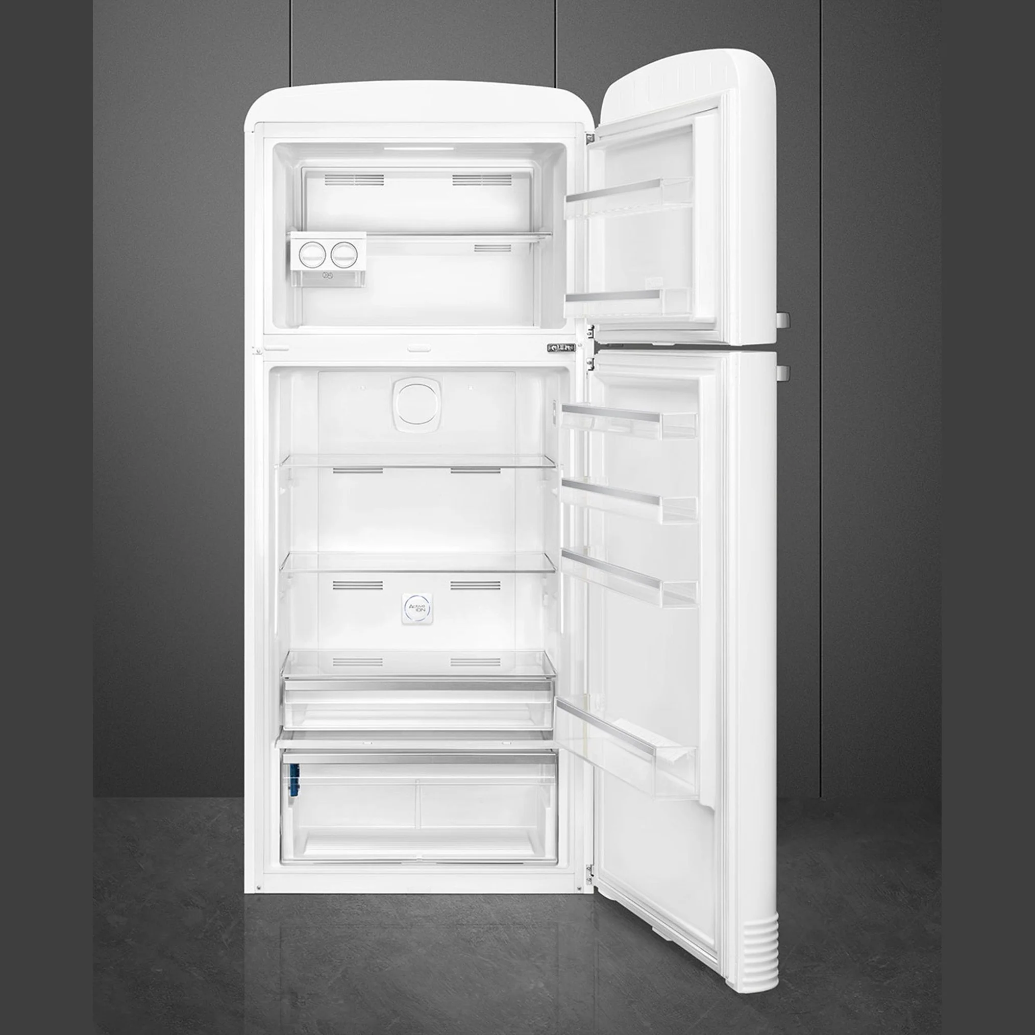 Smeg Retro Extra Volume Combination Fridge - White - Image 3
