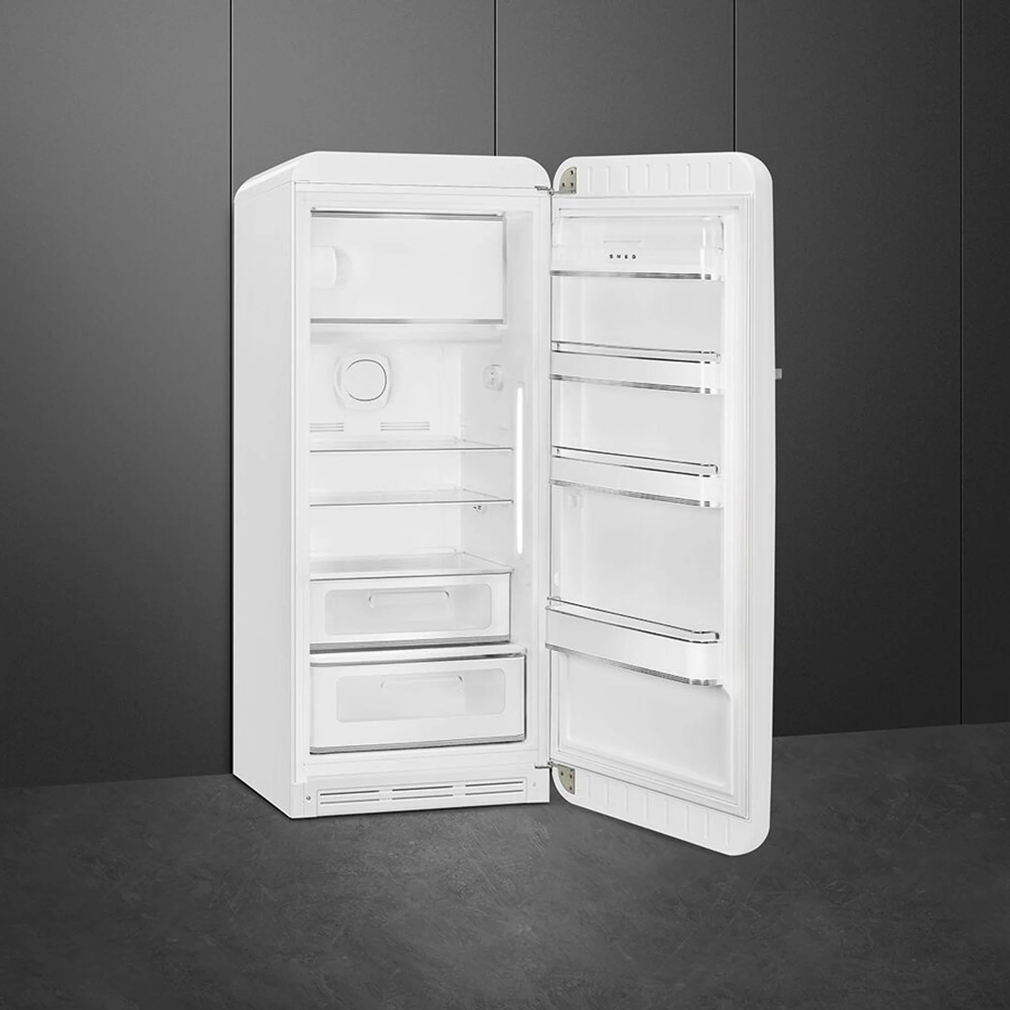 Smeg Retro Refrigerator - White - Image 2