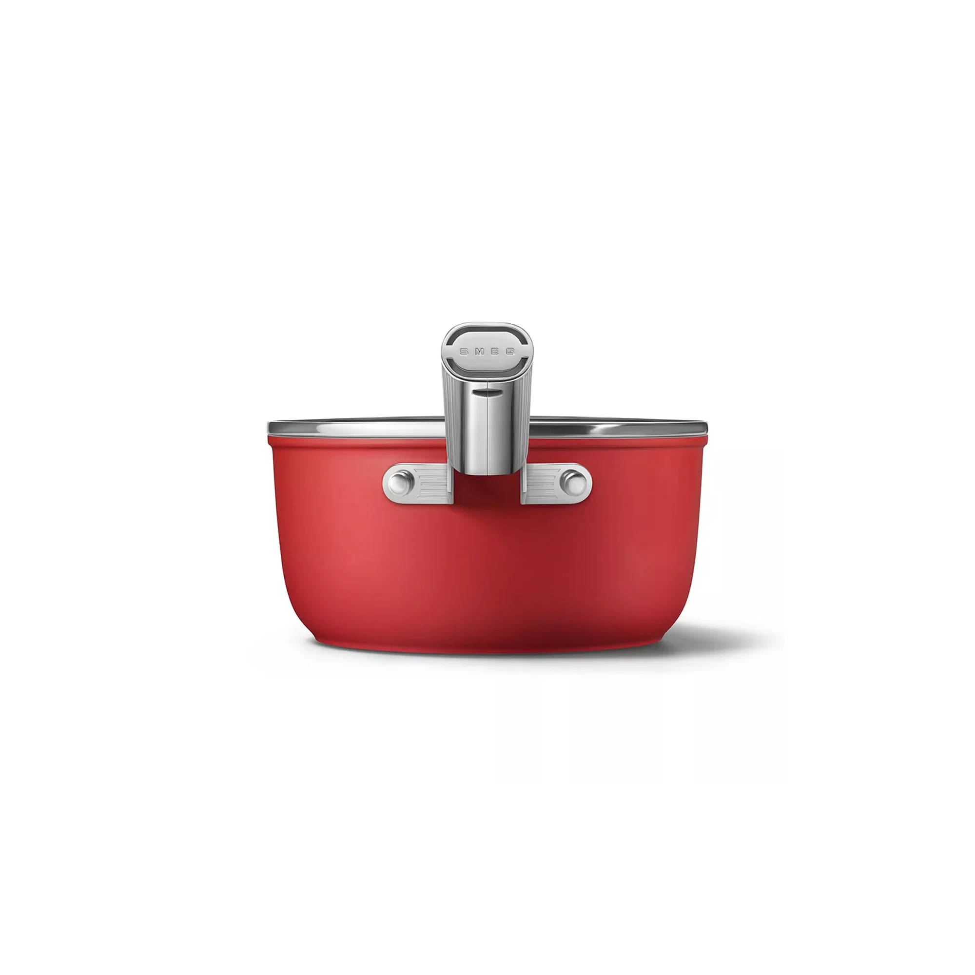 Smeg Sauce Pan 20CM - Red - Image 3