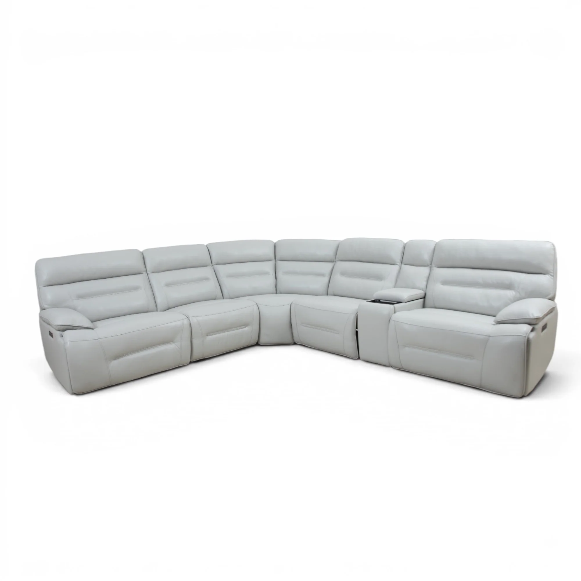 CA Corner Electric Lounge Suite White U70391M