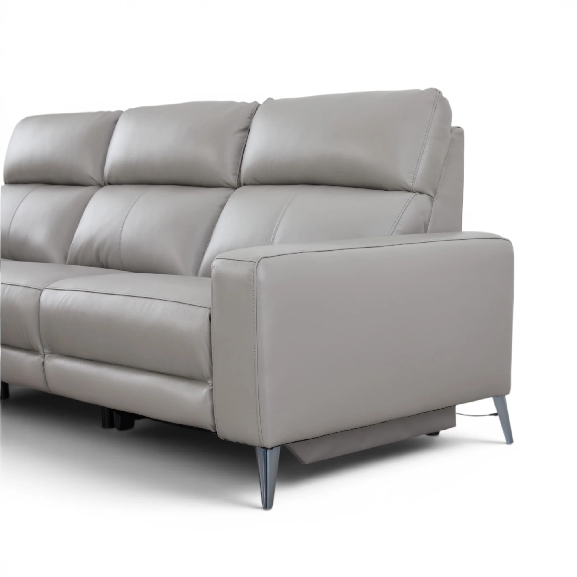 Corner Leather Daybed WIth Electric Recliner 51698M - Image 7