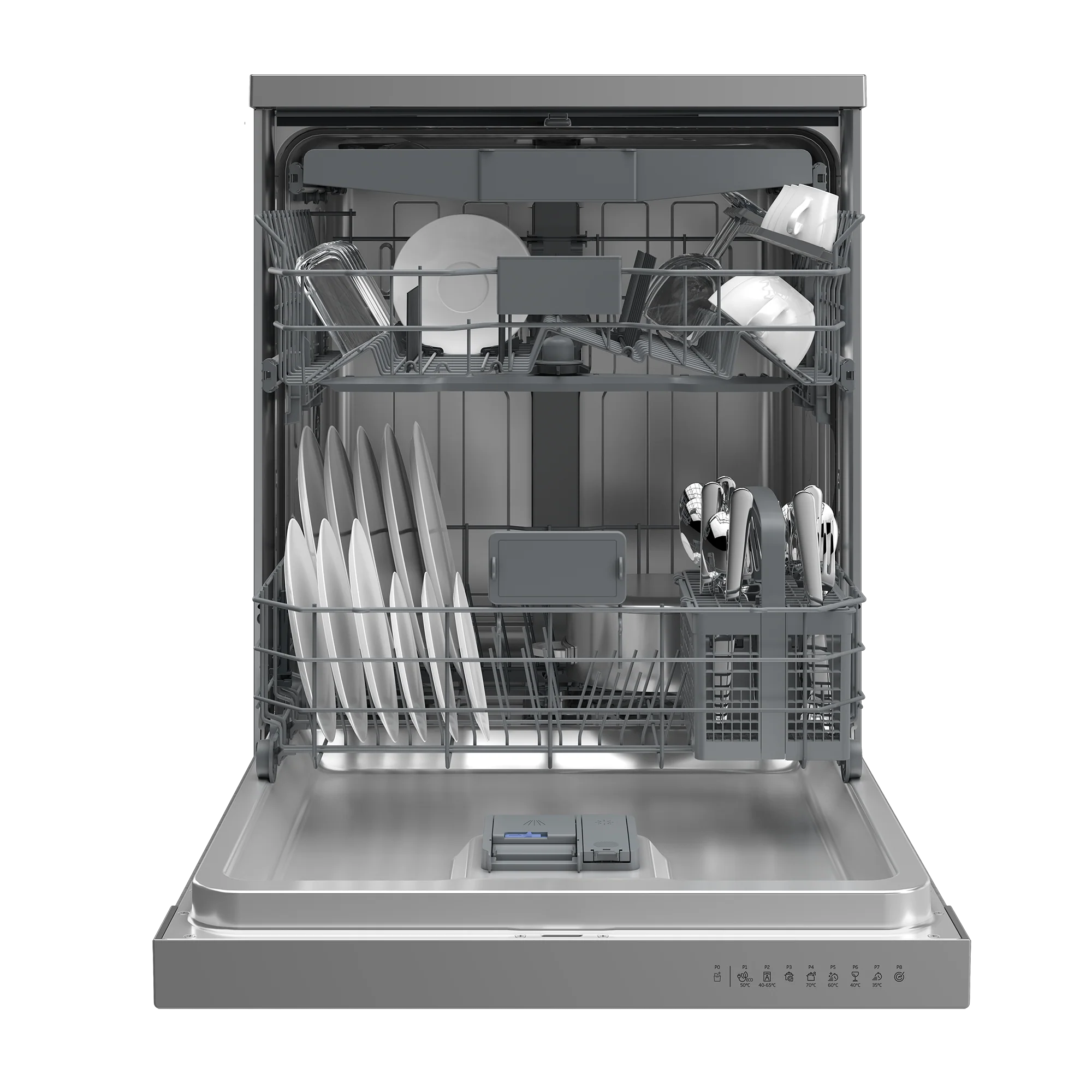 Defy 15 Place Inox Dishwasher -Metallic - Image 7