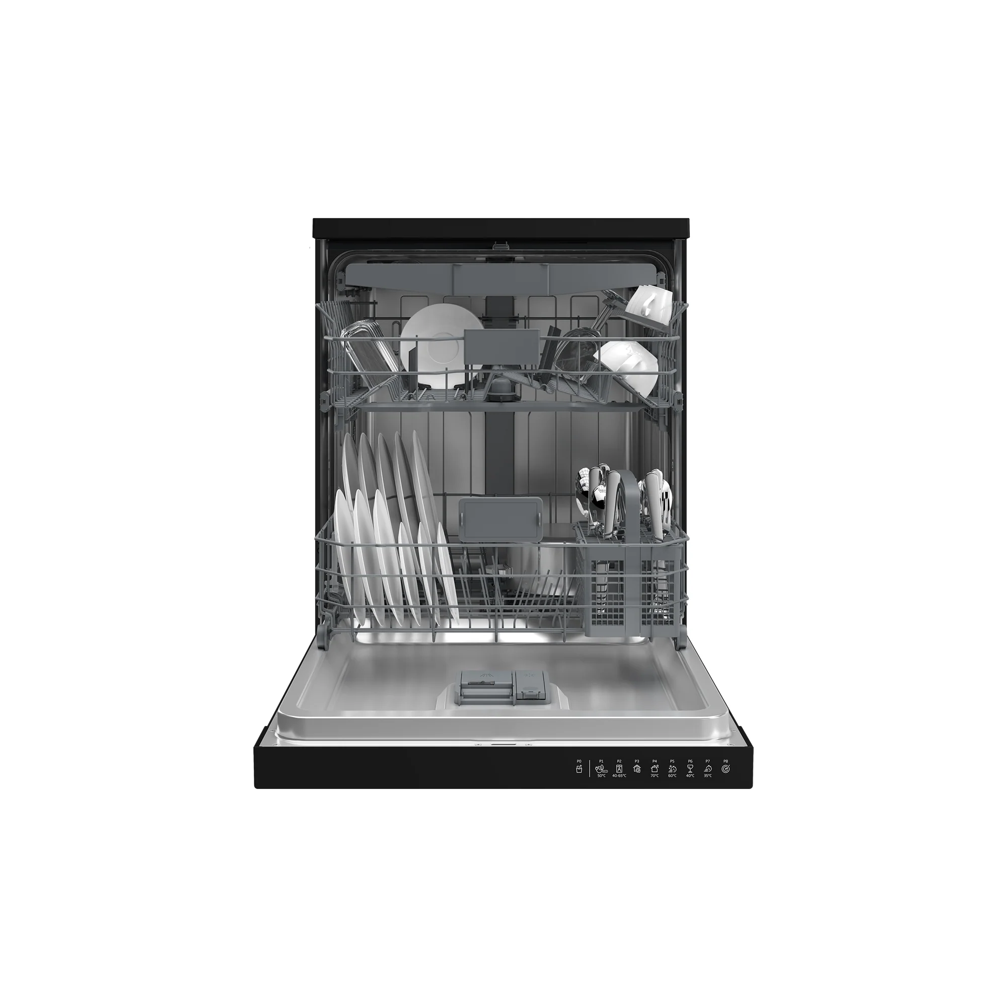 Defy 15 Place Black Dishwasher - DDW258 - Image 4