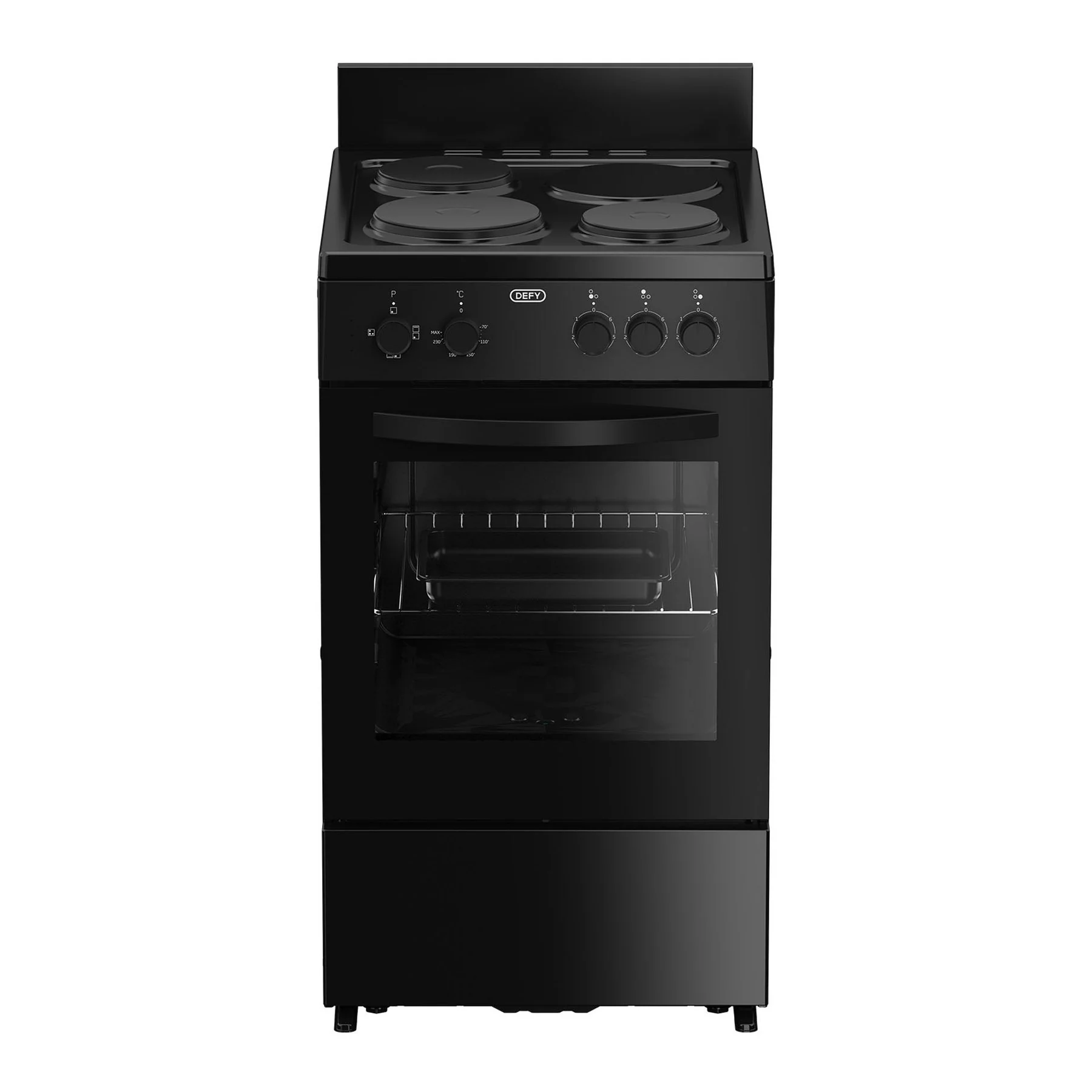 DEFY 3 plate compact stove - DSS553
