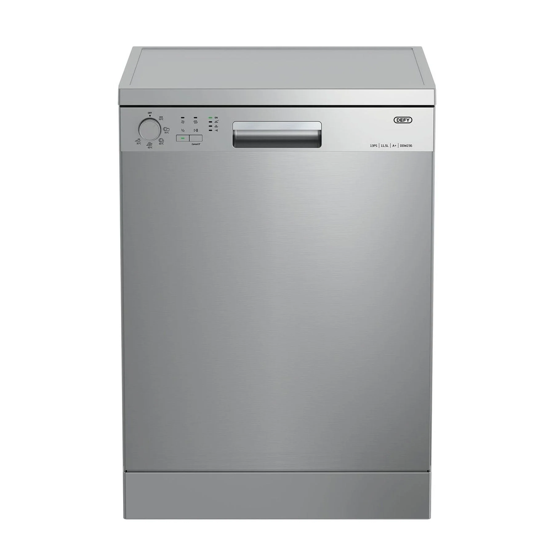 Defy 13 Place Inox Silver Dishwasher -Metallic - Image 3