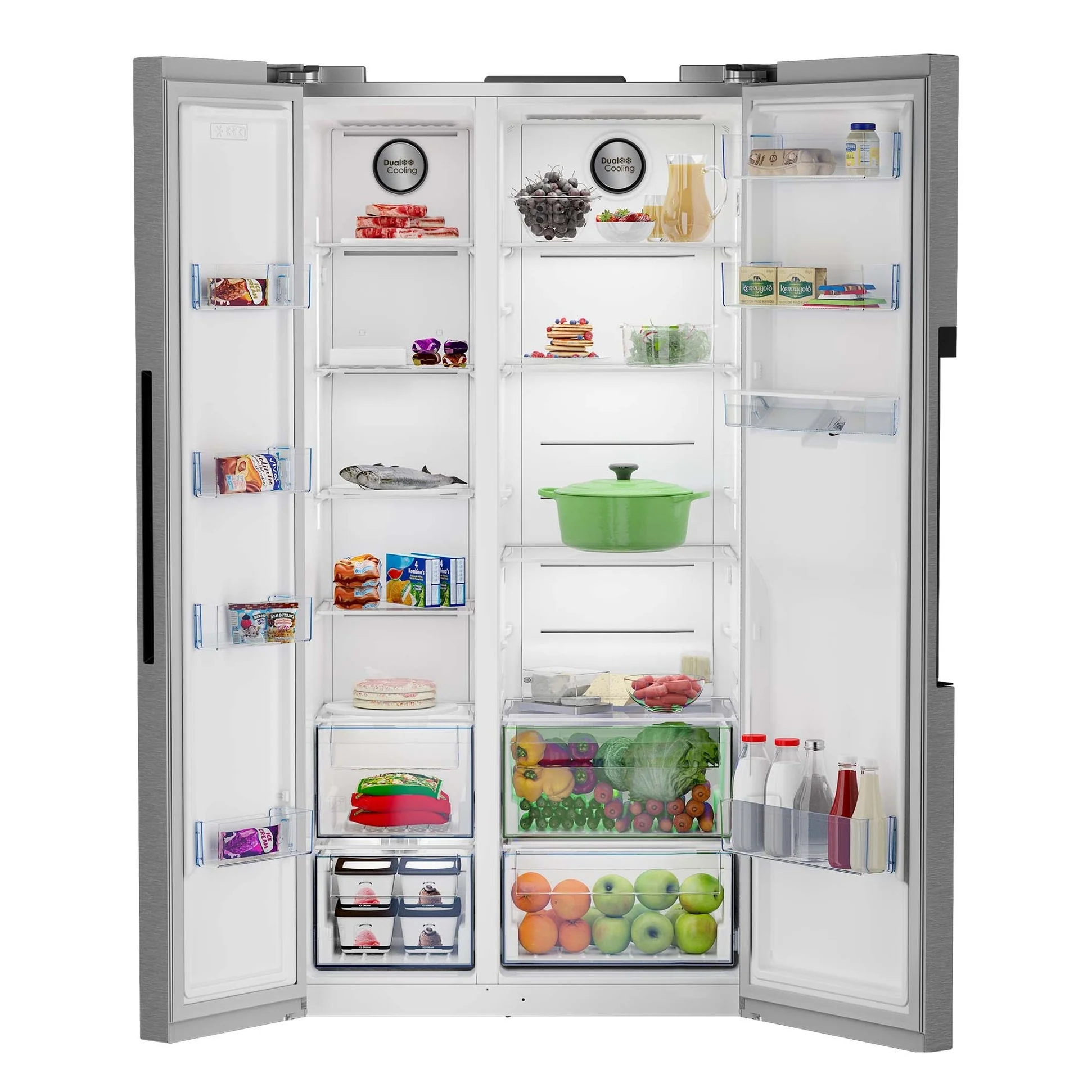Defy - 555lt - Naturelight - Side by Side - Fridge Freezer - DFF547 - Image 3