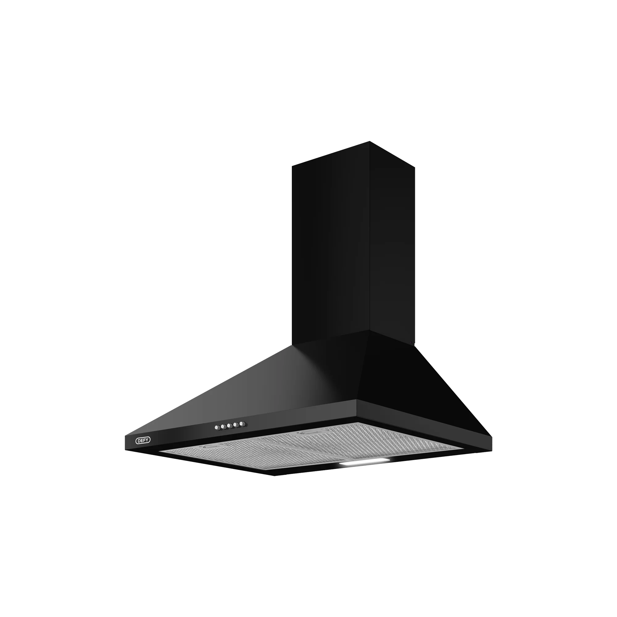 Defy 60cm Black Extractor - DCH60B - Image 2