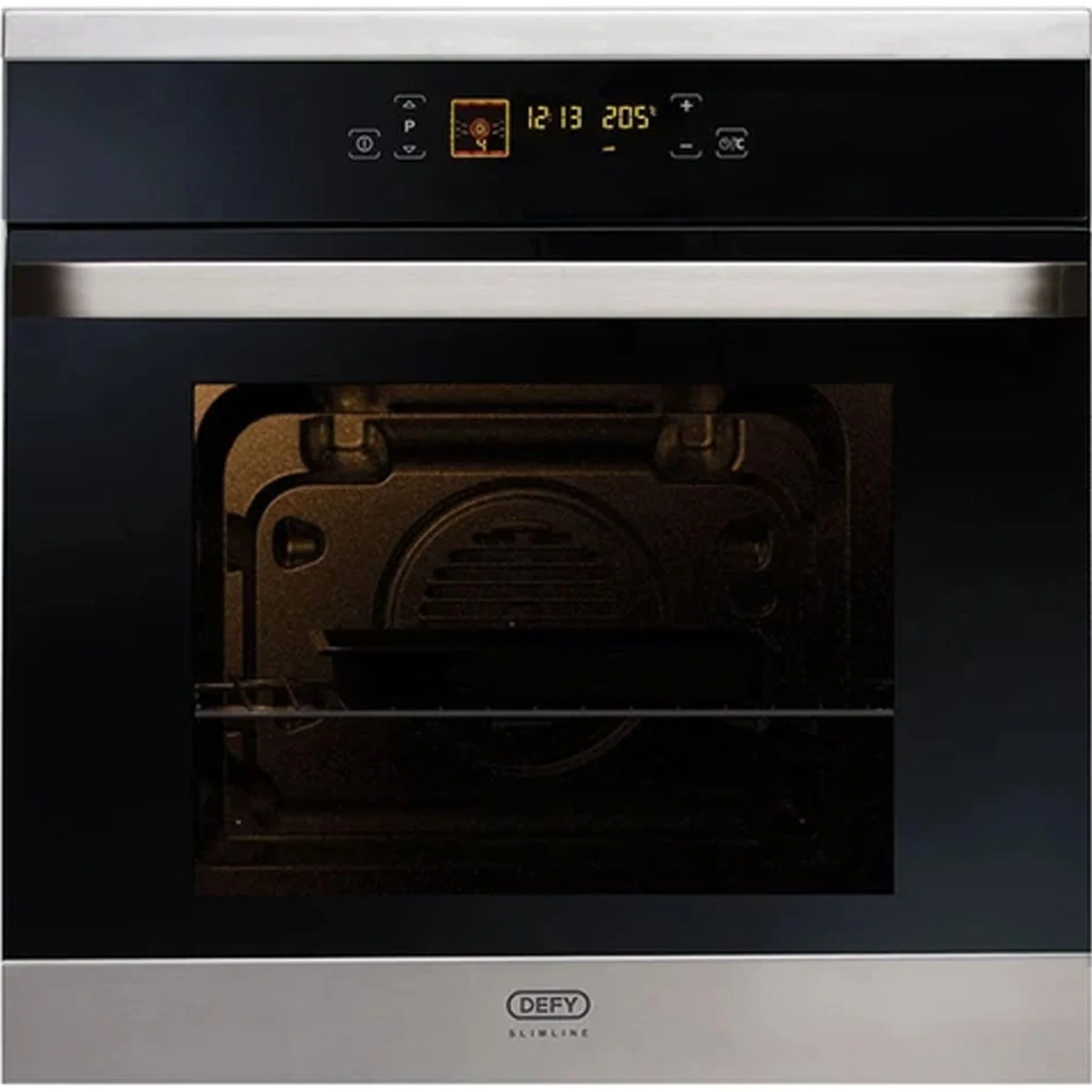Defy 67L Slimline Multifunction Full Touch Control Oven - Black