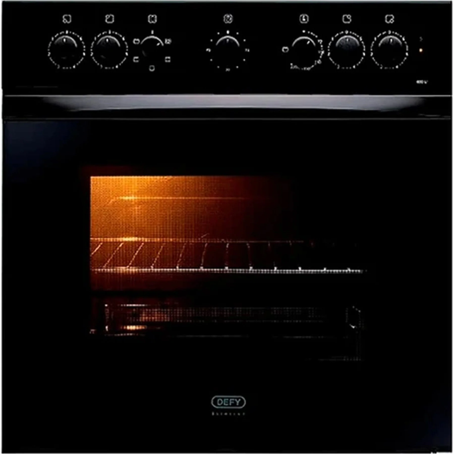 Defy 68L Slimline Oven Glass - Black