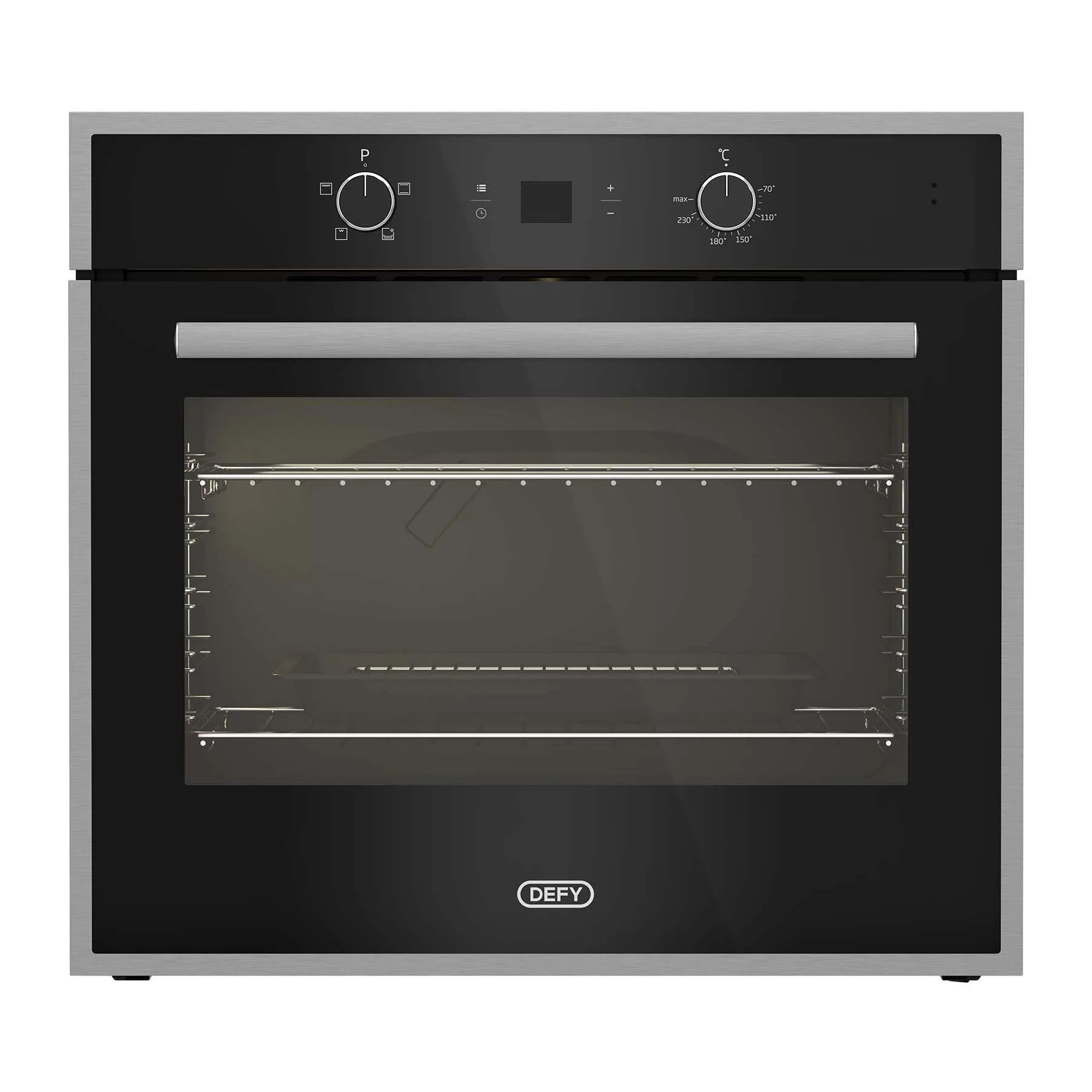 Defy 70cm Gemini Static Eye-Level Oven Black