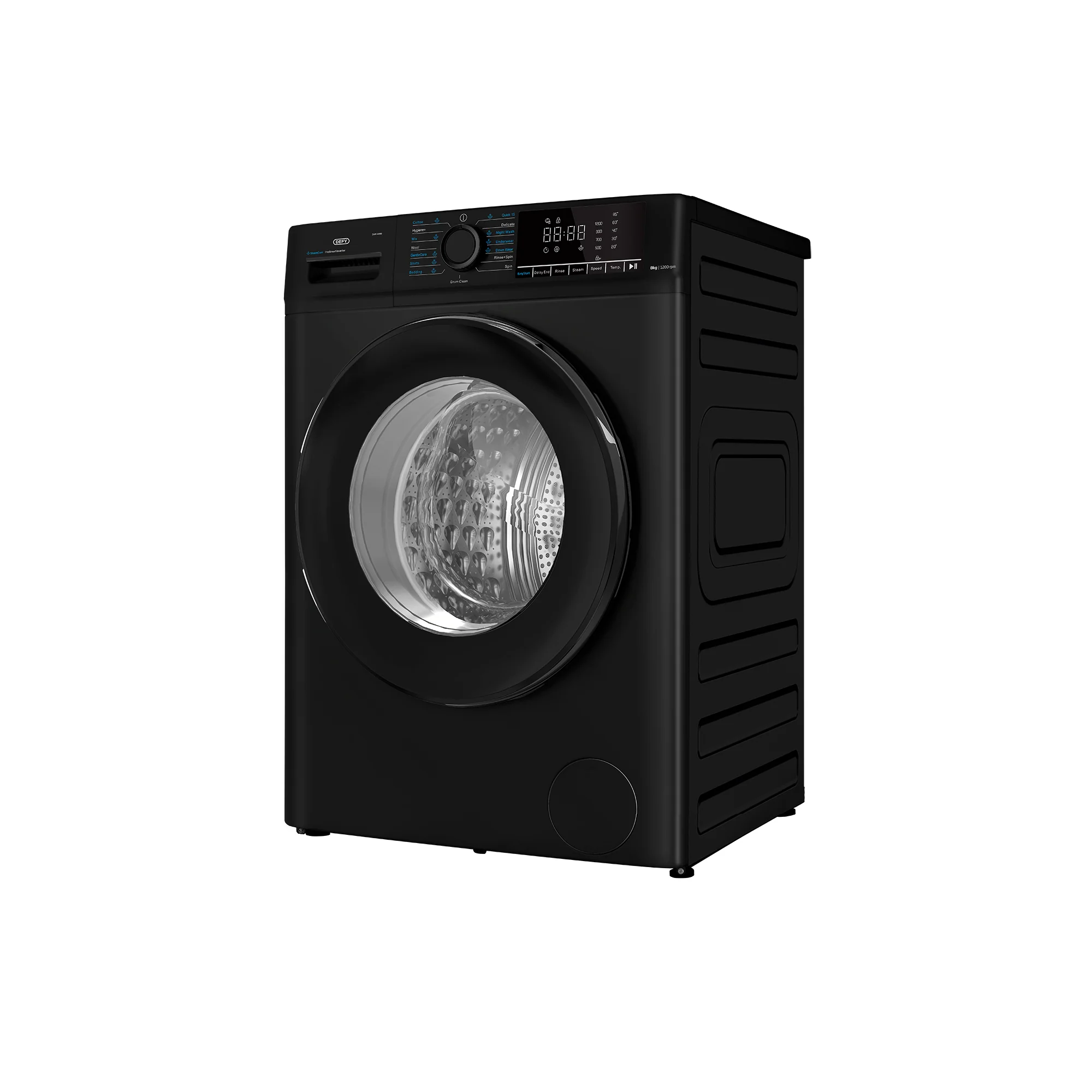 Defy 8kg Midnight Black Front Loader Washing Machine DAW408B - Image 4