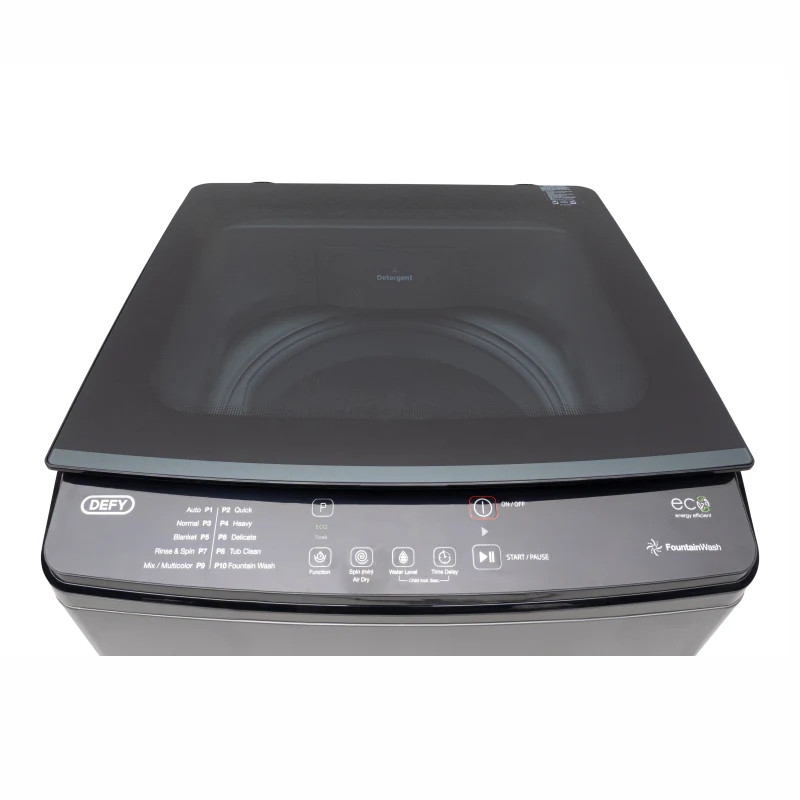Defy 8kg Top Loader Washing Machine - Grey - Image 4